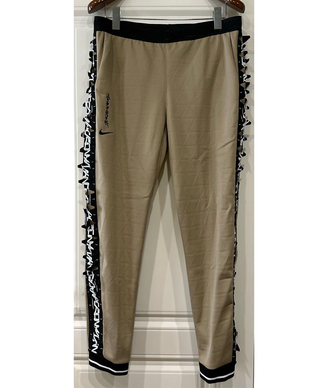 NIKE Бежевый полиэстеровый спортивный костюм, фото 2