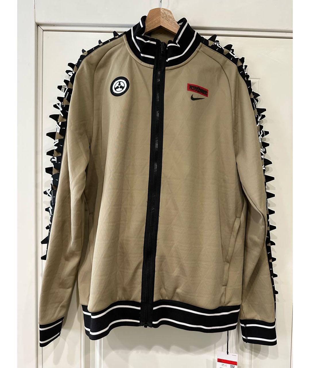 NIKE Бежевый полиэстеровый спортивный костюм, фото 7