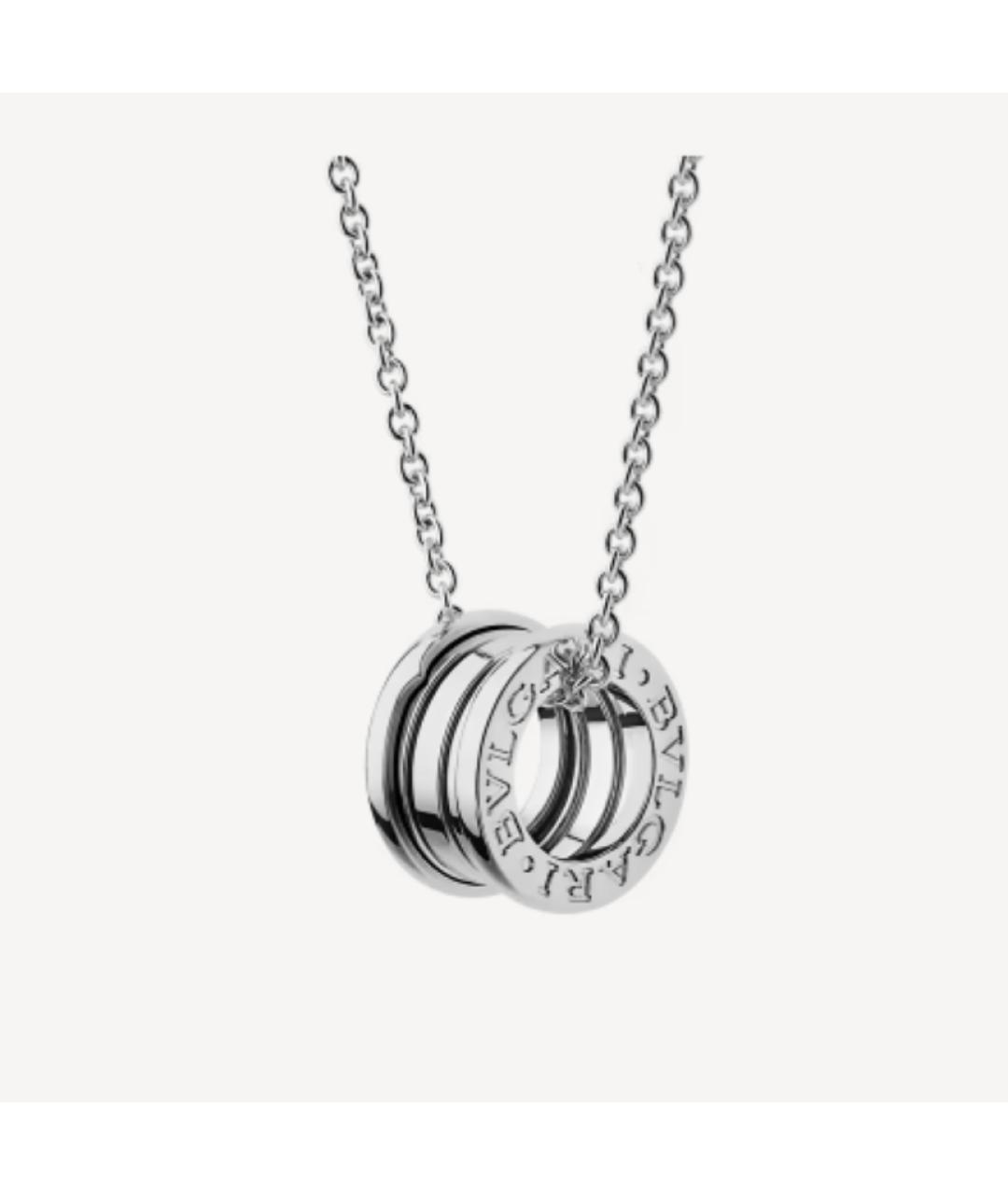 BVLGARI Серебряное колье из белого золота, фото 6