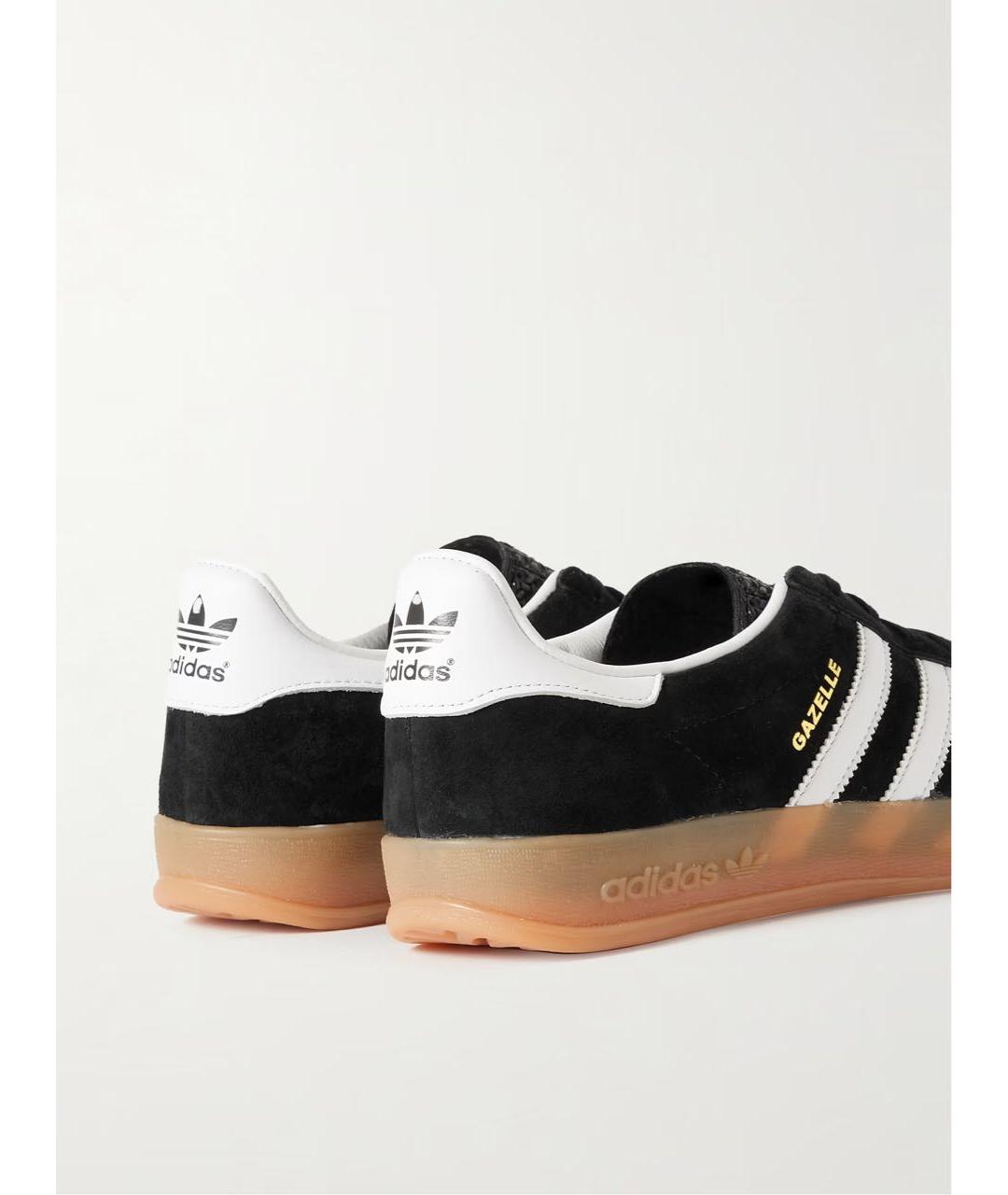 ADIDAS Черные замшевые кеды, фото 4