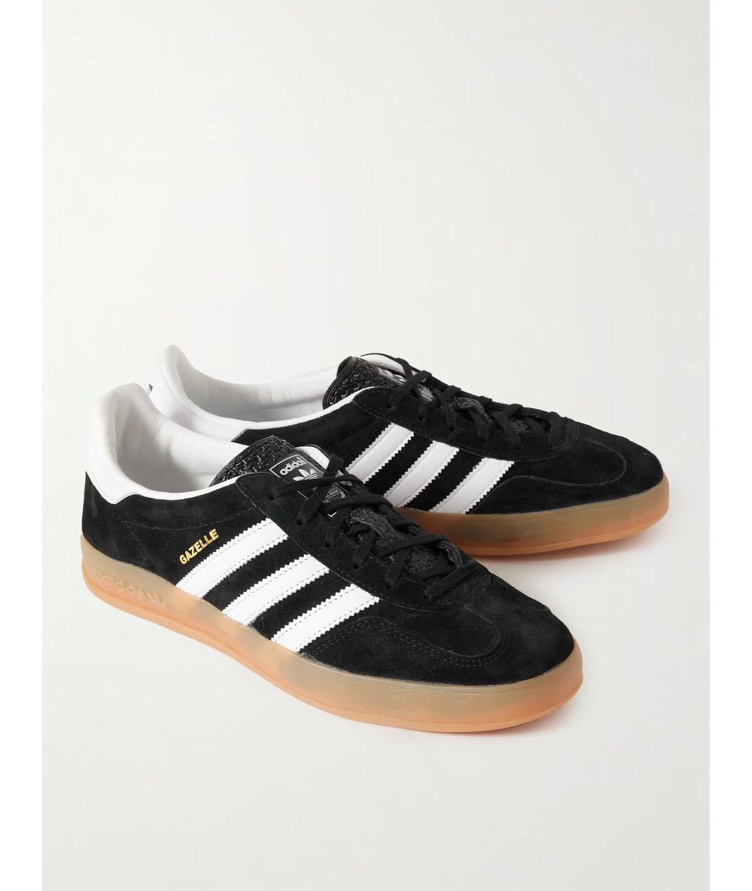 ADIDAS Черные замшевые кеды, фото 2
