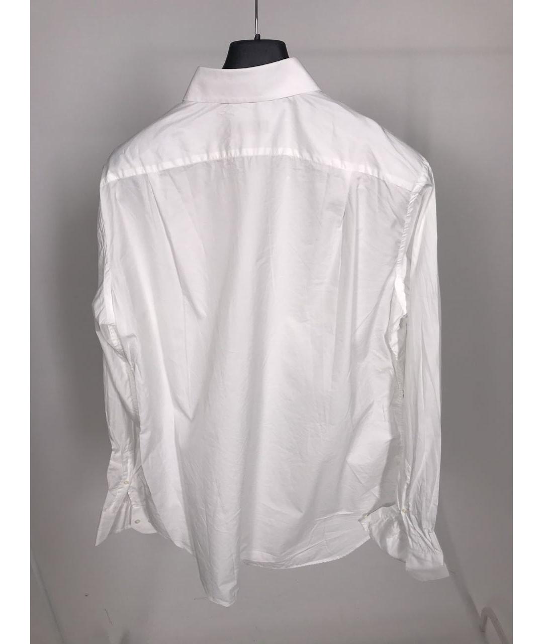 CORNELIANI Белая хлопковая классическая рубашка, фото 2