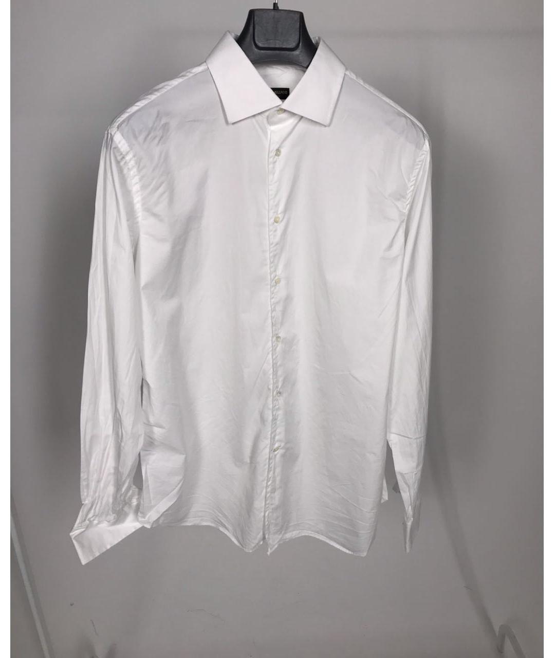 CORNELIANI Белая хлопковая классическая рубашка, фото 5