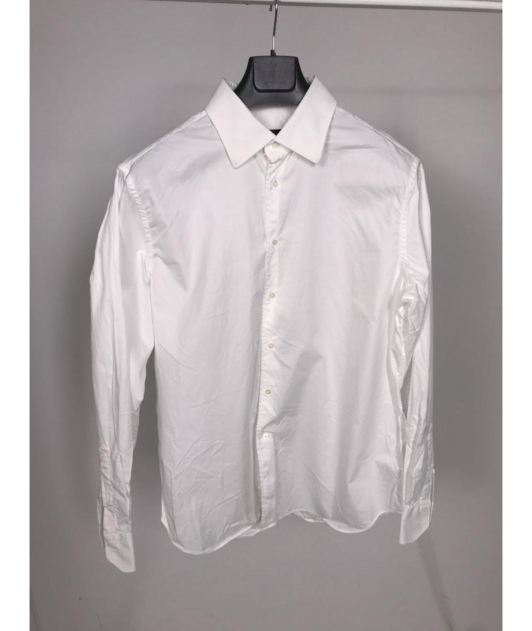 CORNELIANI Белая хлопковая классическая рубашка, фото 5