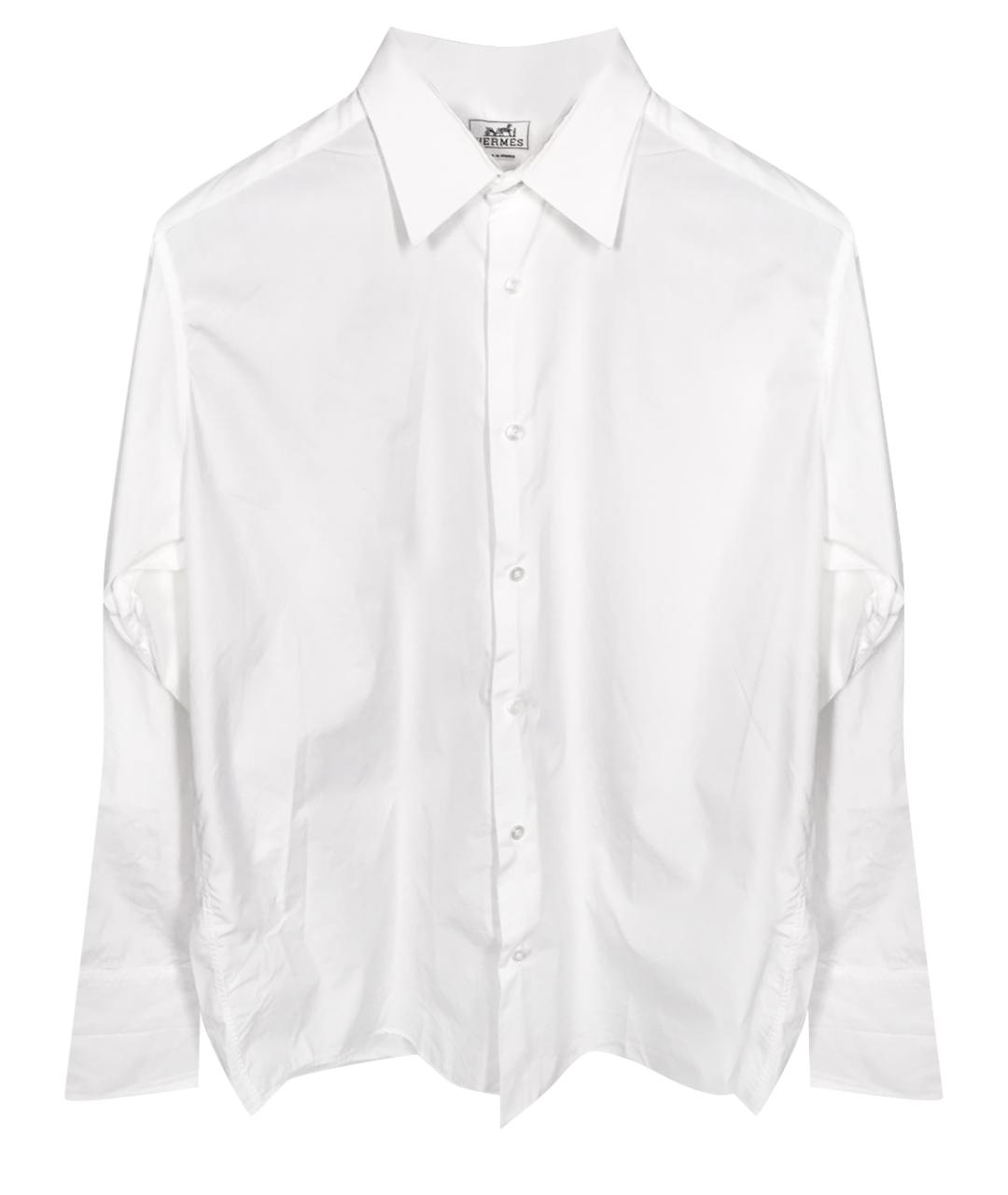 HERMES PRE-OWNED Белая хлопковая классическая рубашка, фото 1