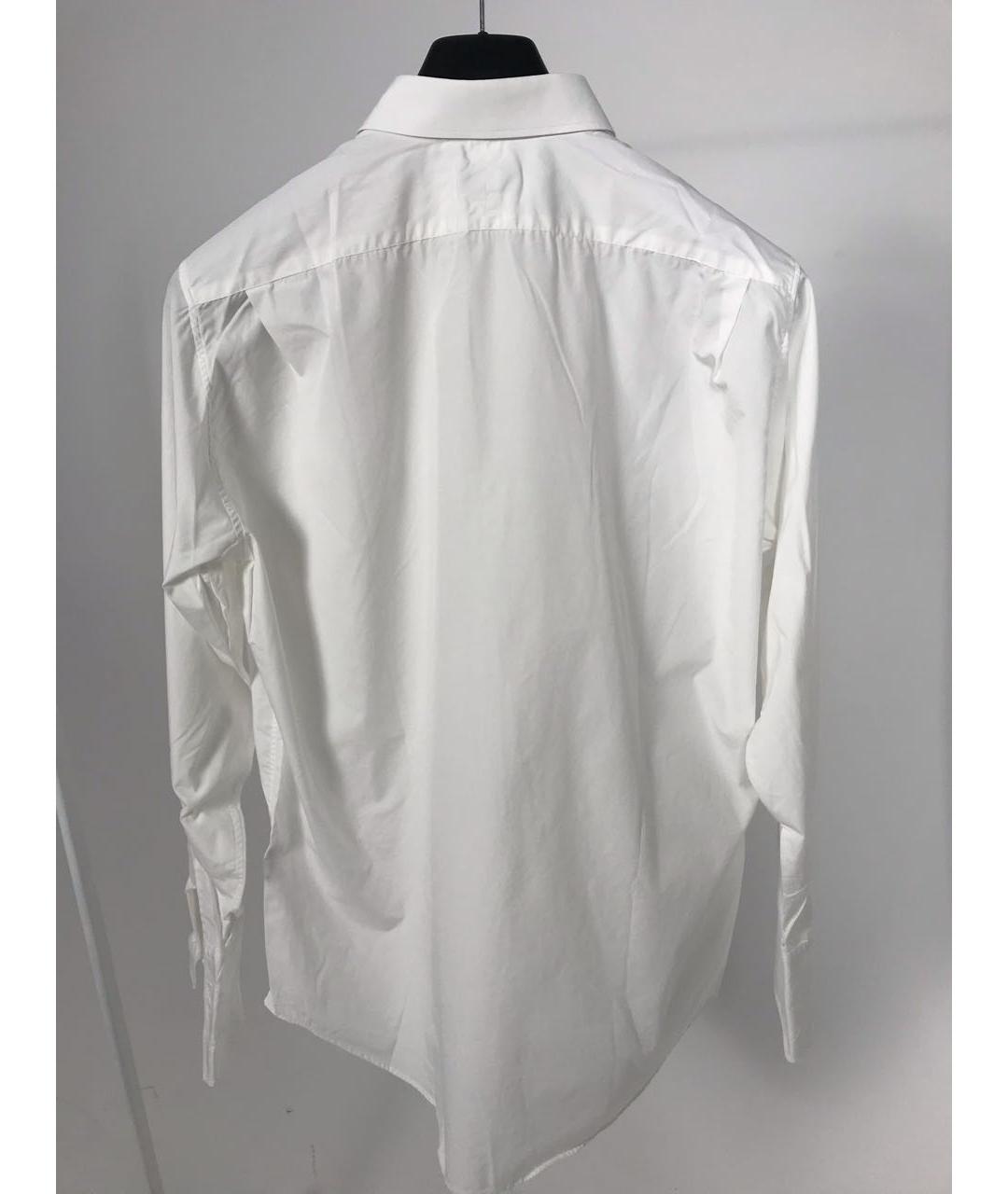 HERMES PRE-OWNED Белая хлопковая классическая рубашка, фото 3