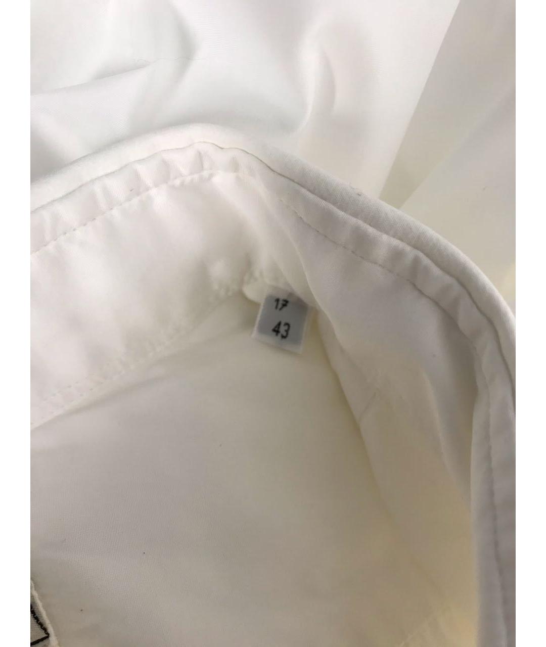 HERMES PRE-OWNED Белая хлопковая классическая рубашка, фото 4