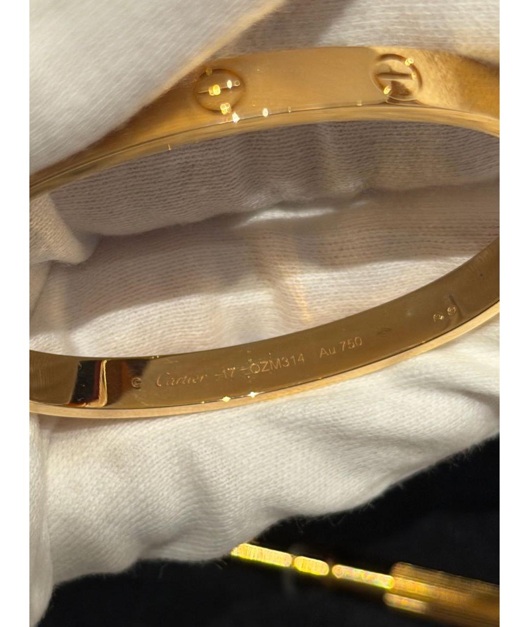 CARTIER Золотой браслет из желтого золота, фото 6