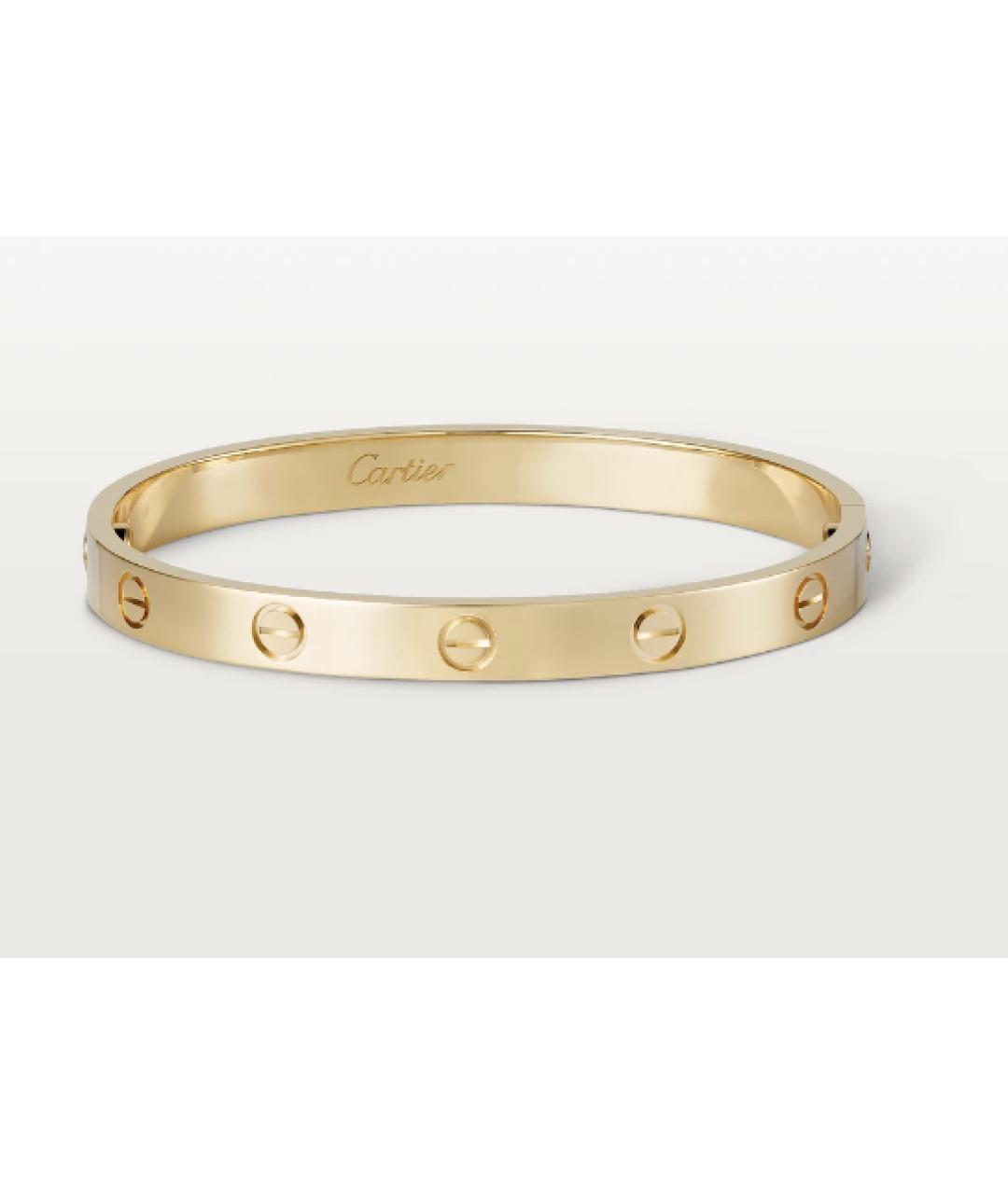 CARTIER Золотой браслет из желтого золота, фото 4