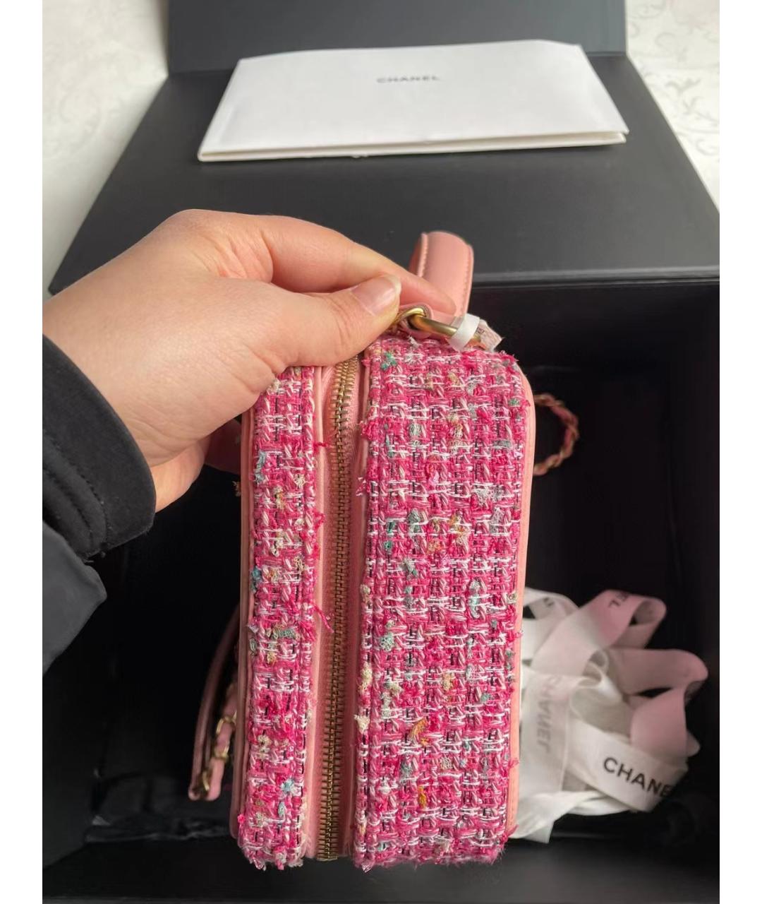 CHANEL Розовая сумка через плечо, фото 6