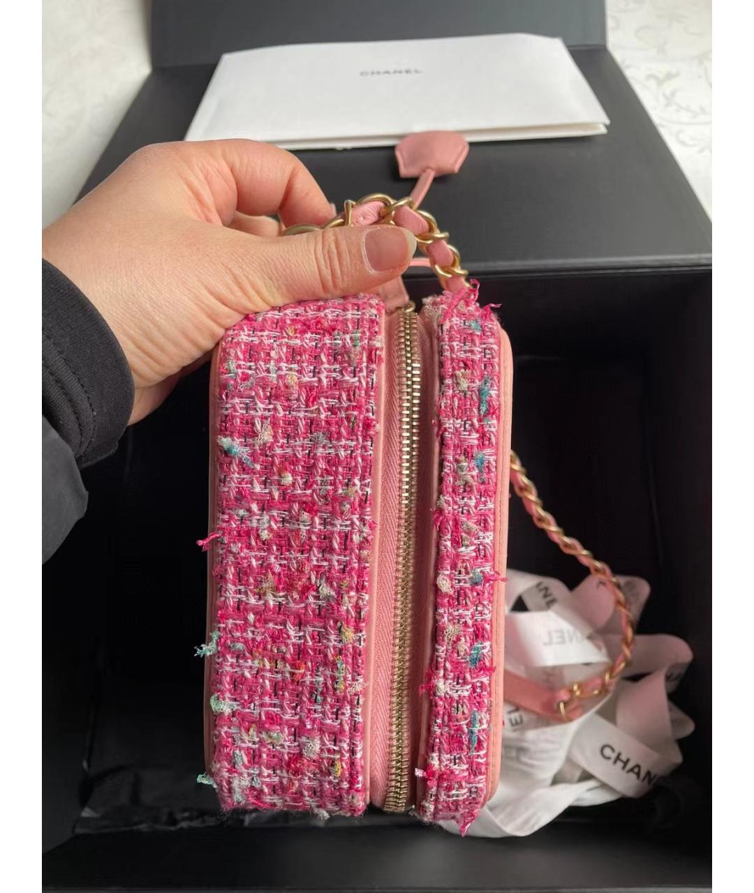CHANEL Розовая сумка через плечо, фото 3