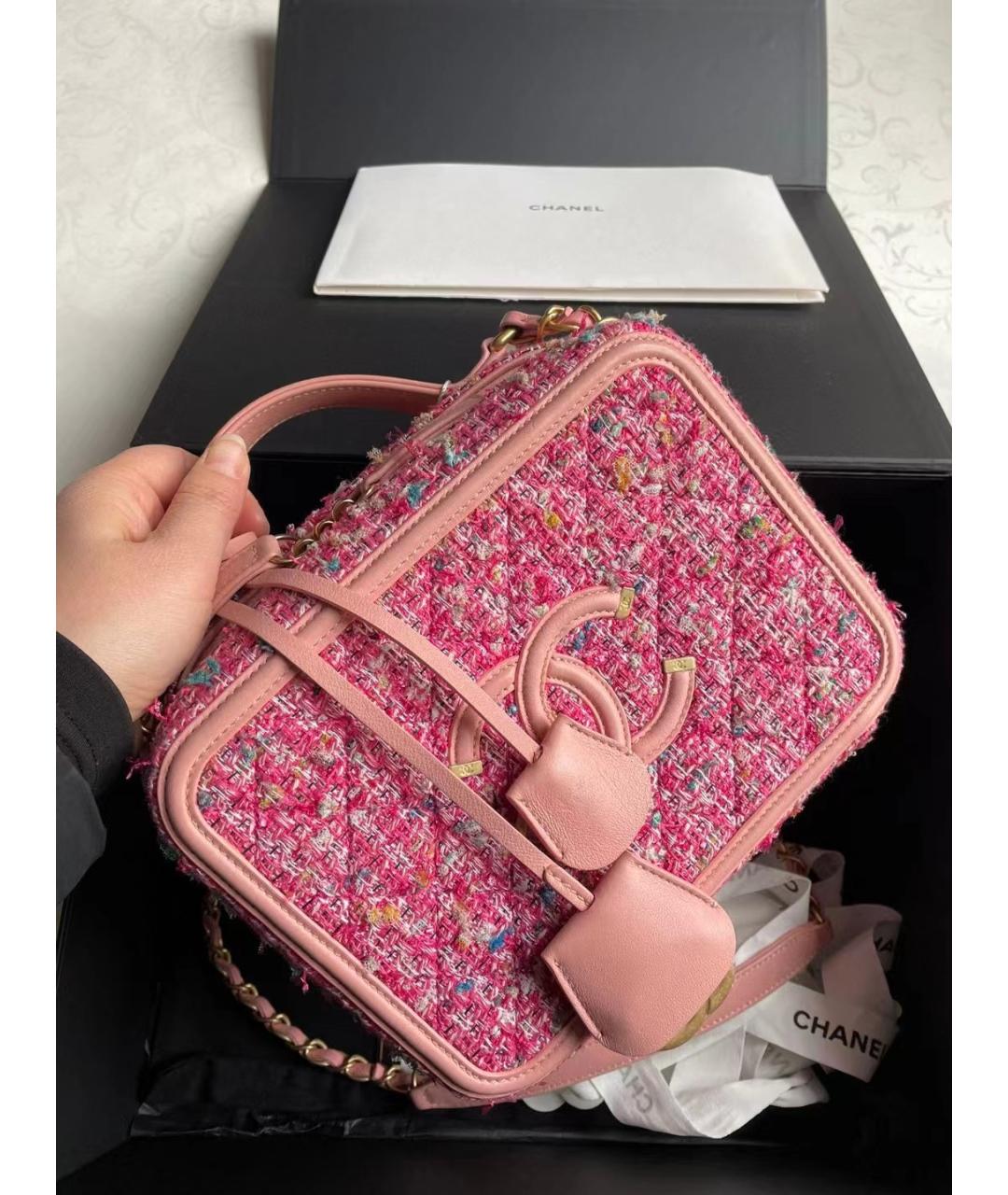 CHANEL Розовая сумка через плечо, фото 5