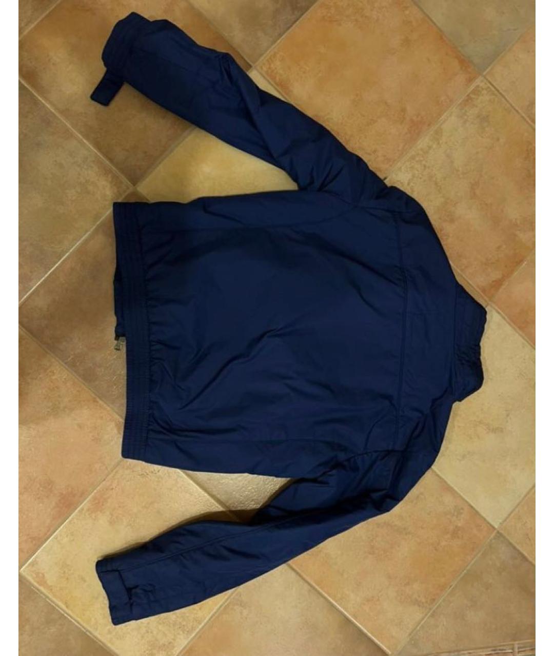HUGO BOSS Темно-синяя синтетическая куртка, фото 2
