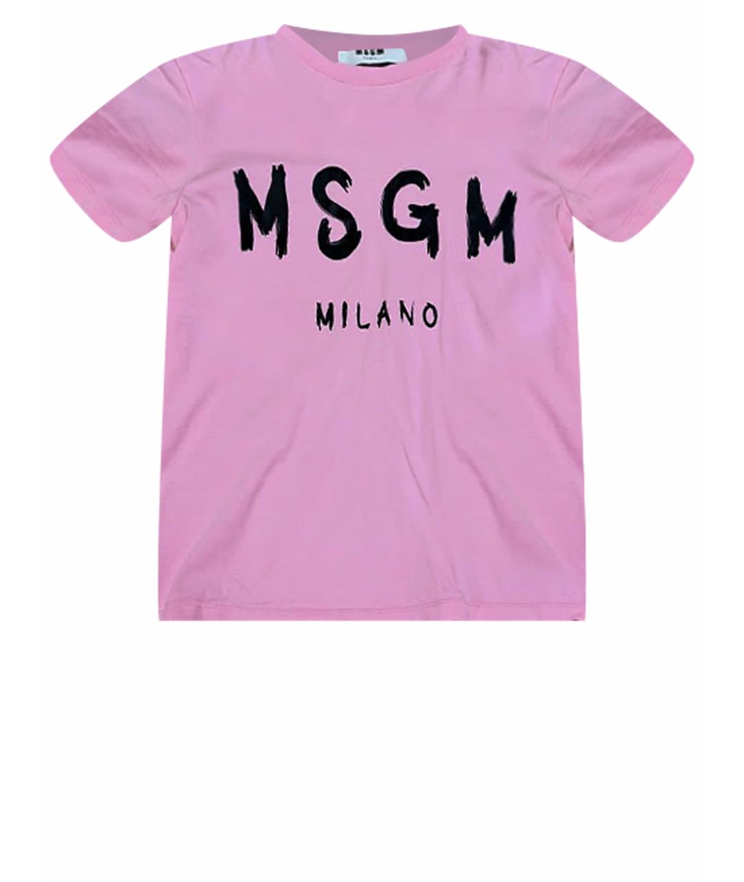 MSGM Розовая футболка, фото 1