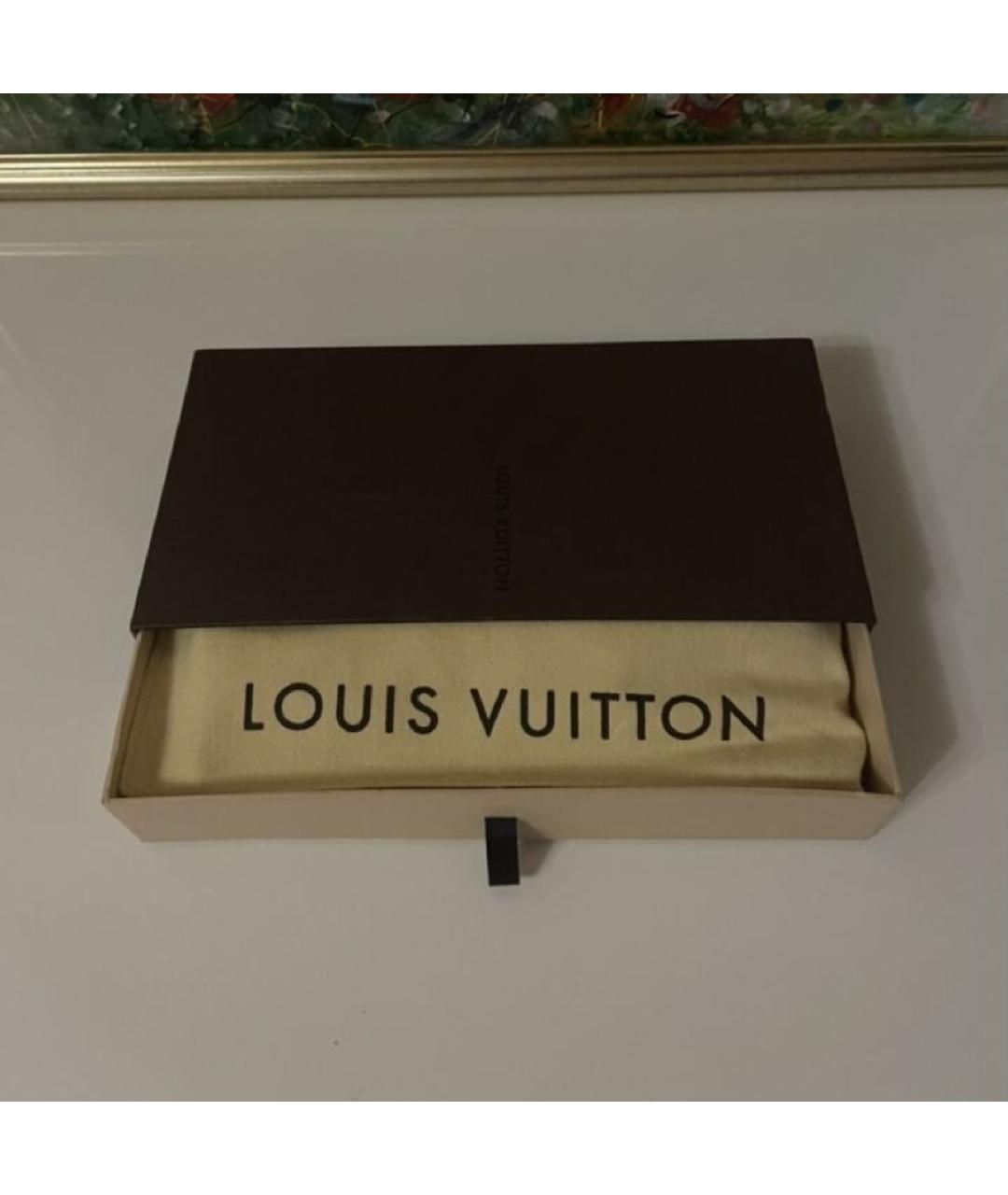 LOUIS VUITTON PRE-OWNED Коричневый кошелек, фото 3