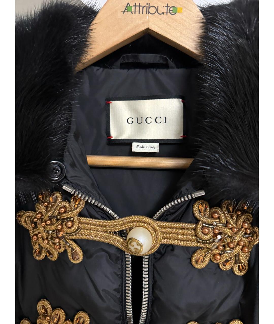GUCCI Черный пуховик, фото 3
