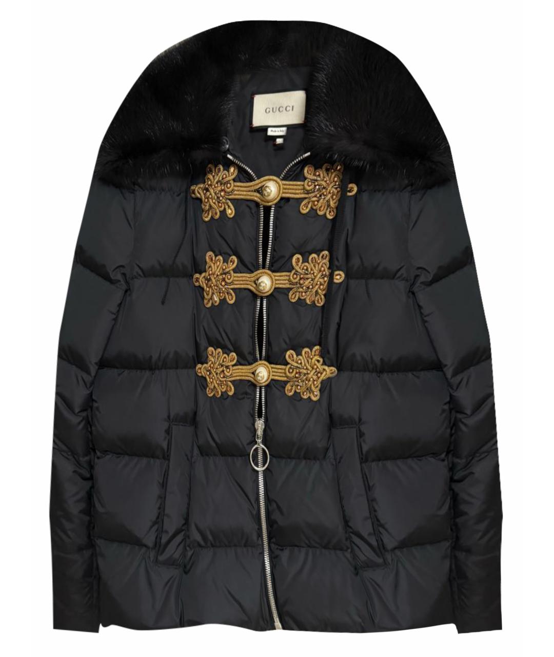 GUCCI Черный пуховик, фото 7