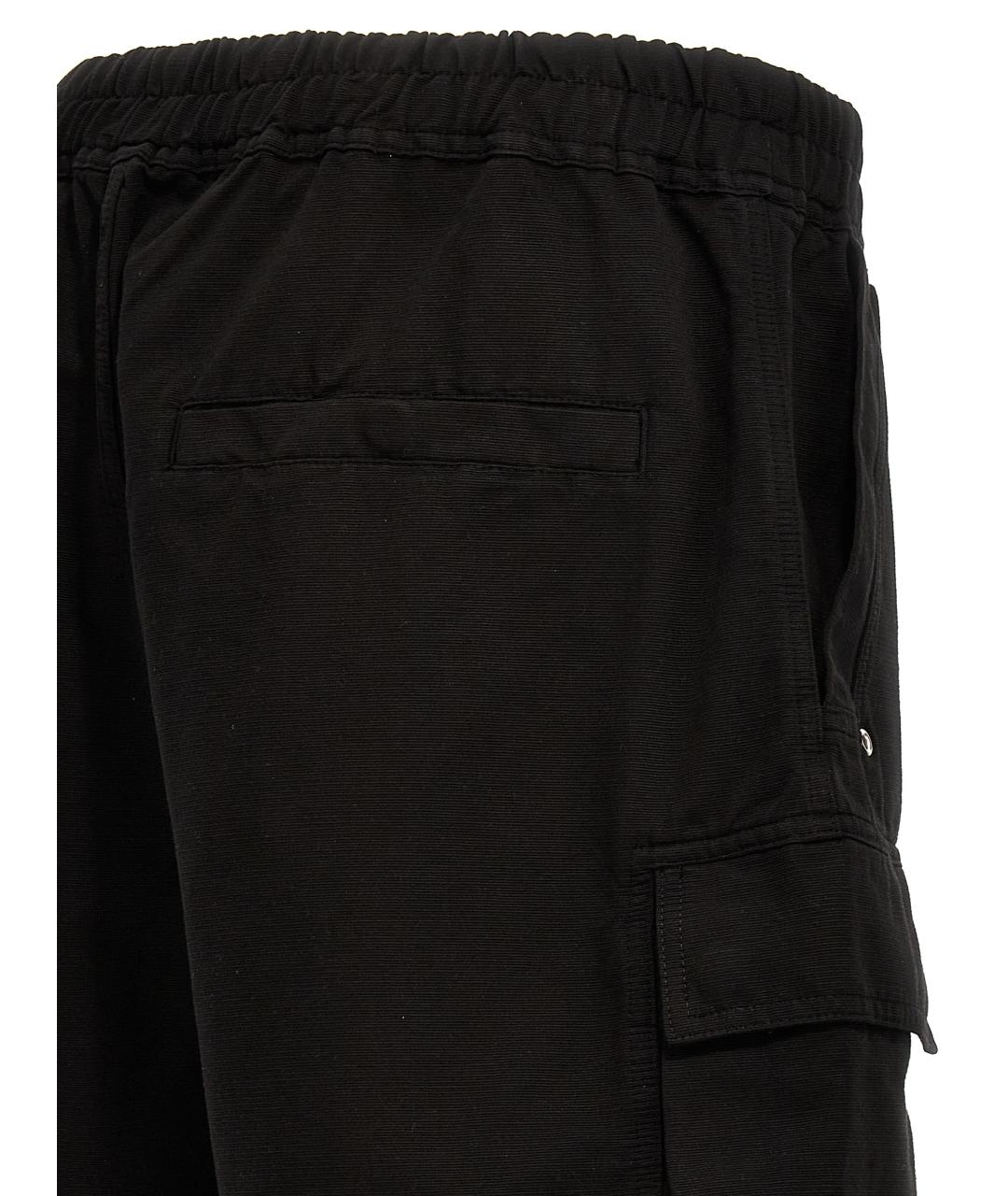 RICK OWENS DRKSHDW Черные хлопковые шорты, фото 4