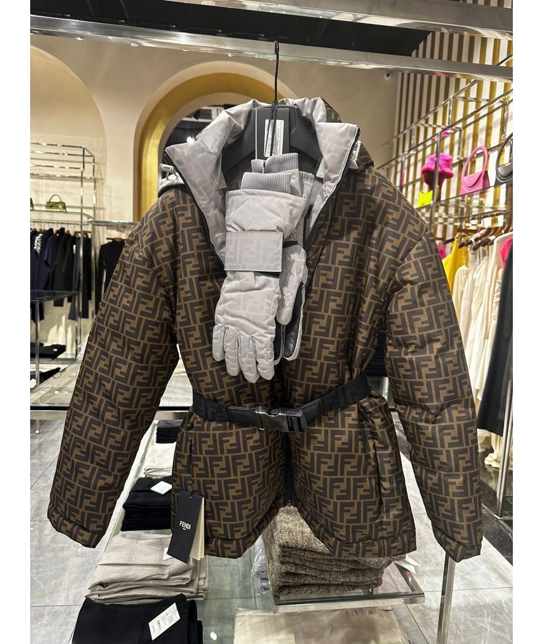 FENDI Серая куртка, фото 4