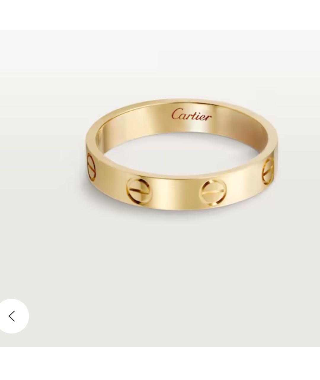 CARTIER Золотое кольцо из желтого золота, фото 3