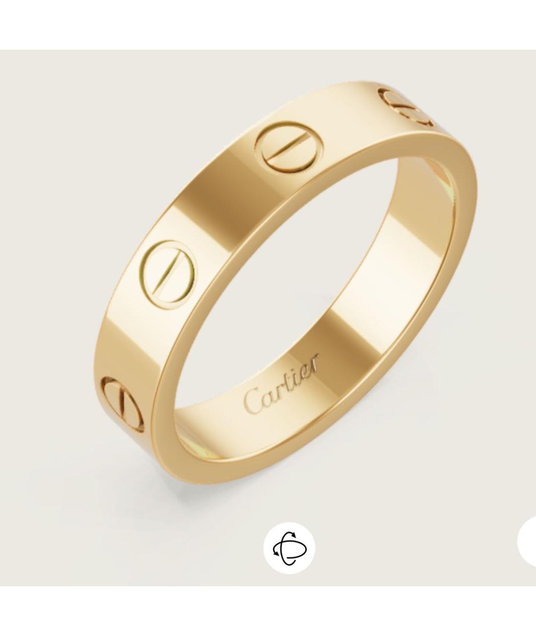 CARTIER Золотое кольцо из желтого золота, фото 5