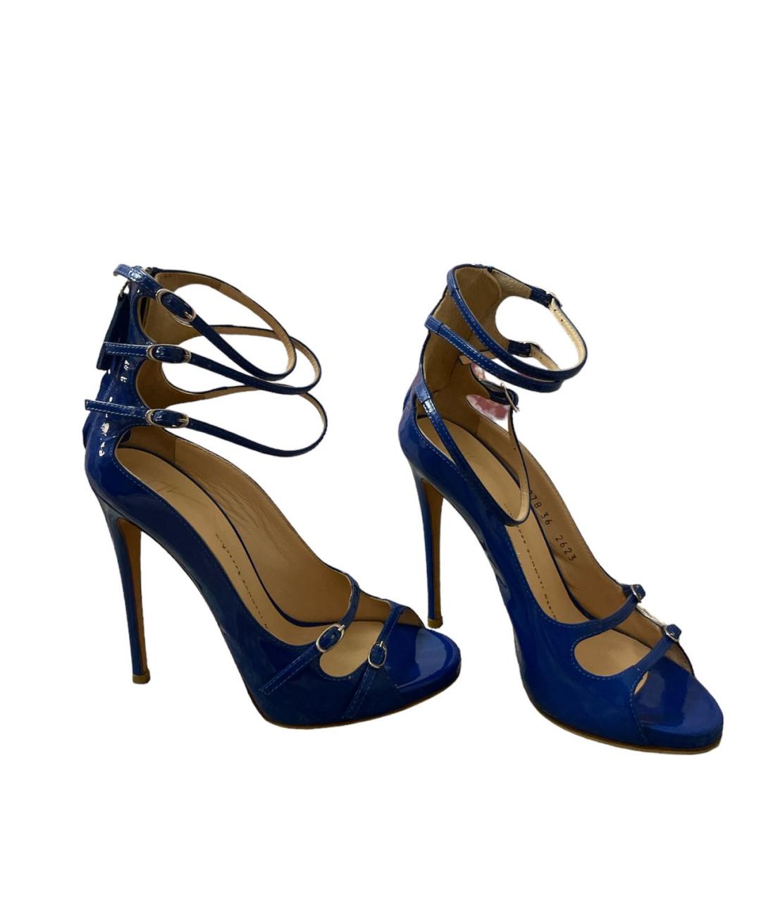 GIUSEPPE ZANOTTI DESIGN Темно-синие туфли, фото 6