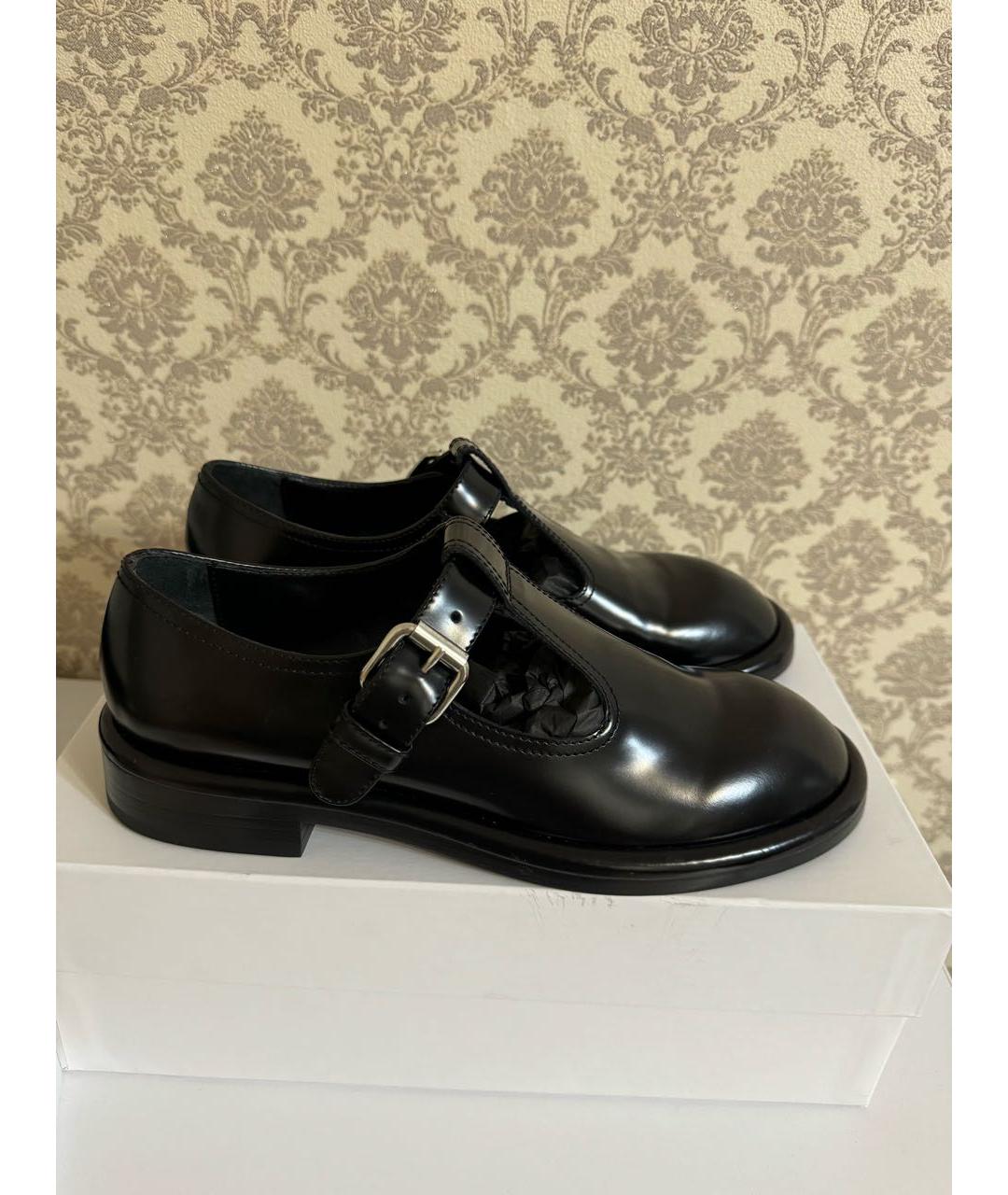 AGL Черные кожаные туфли, фото 8
