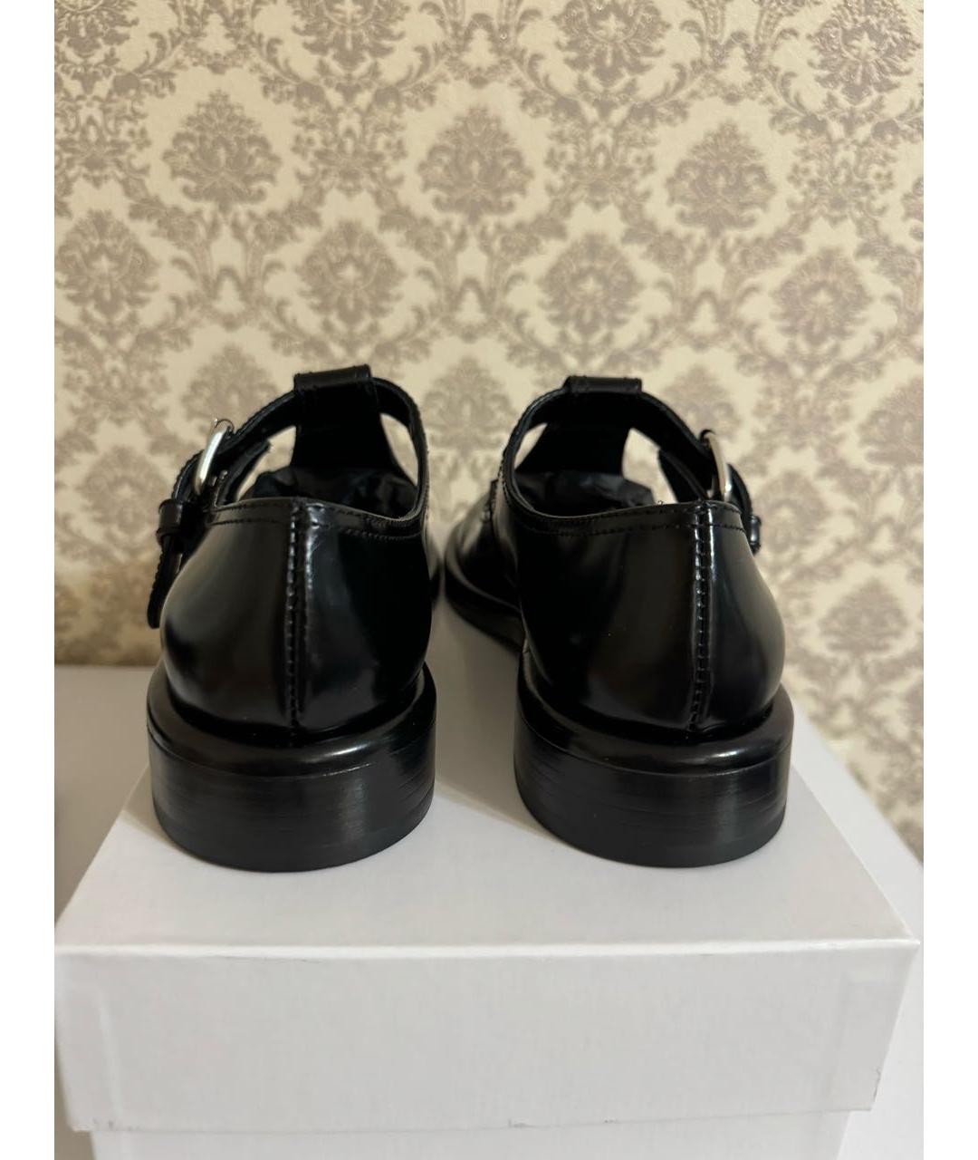 AGL Черные кожаные туфли, фото 4