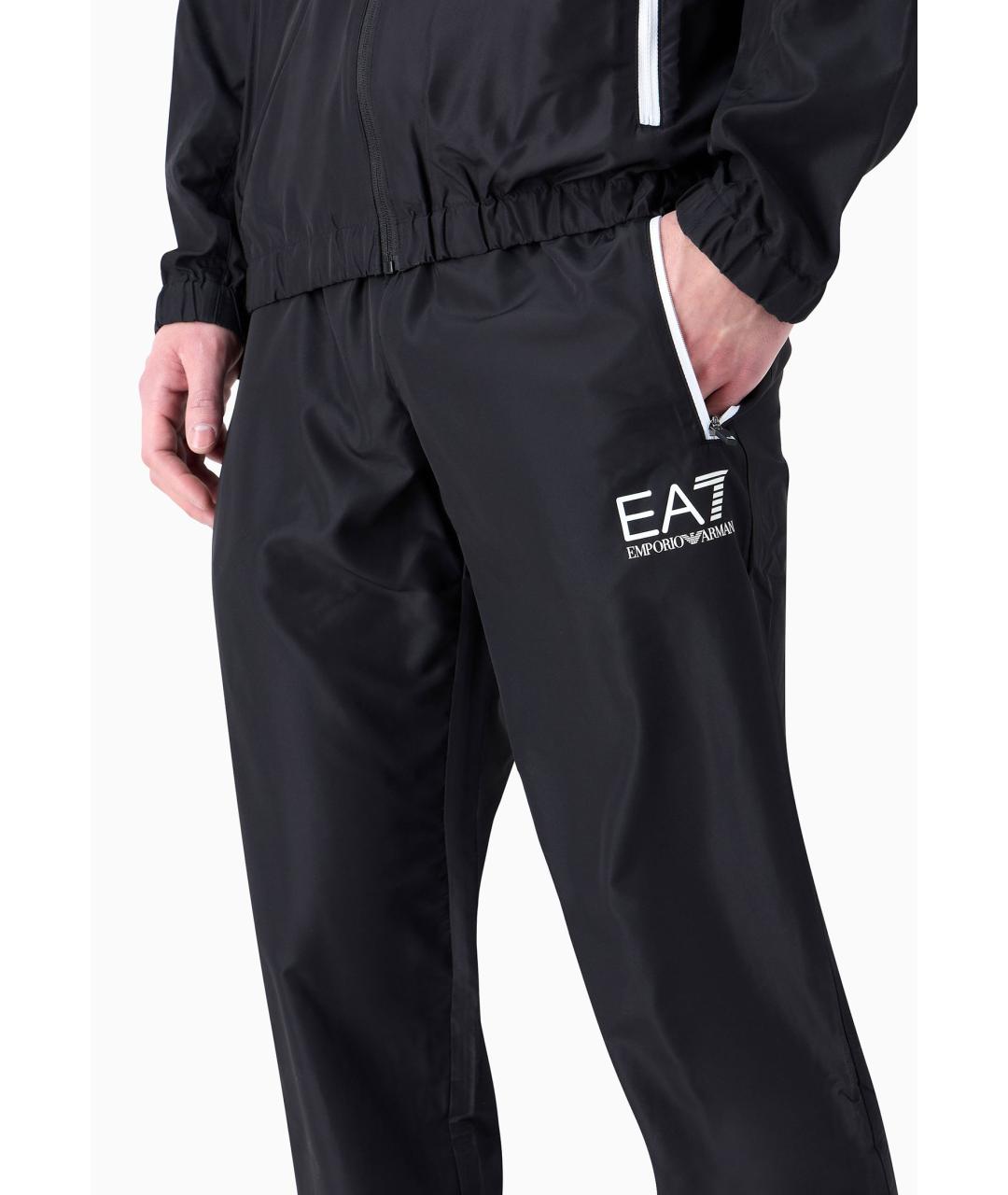 EA7 Черный спортивный костюм, фото 4