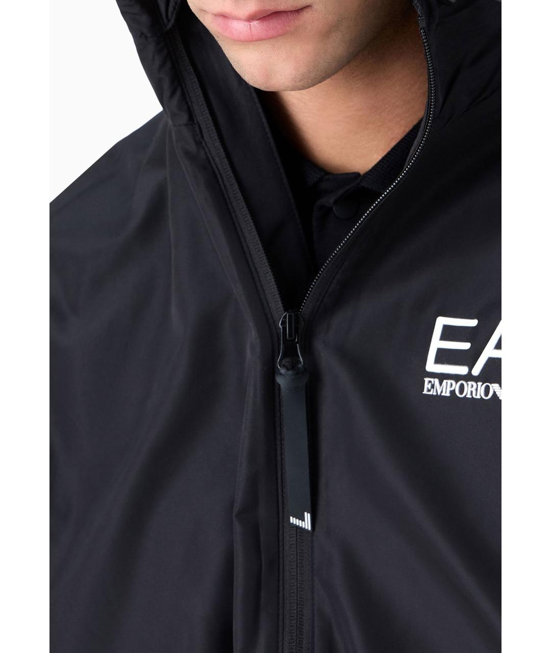 EA7 Черный спортивный костюм, фото 3