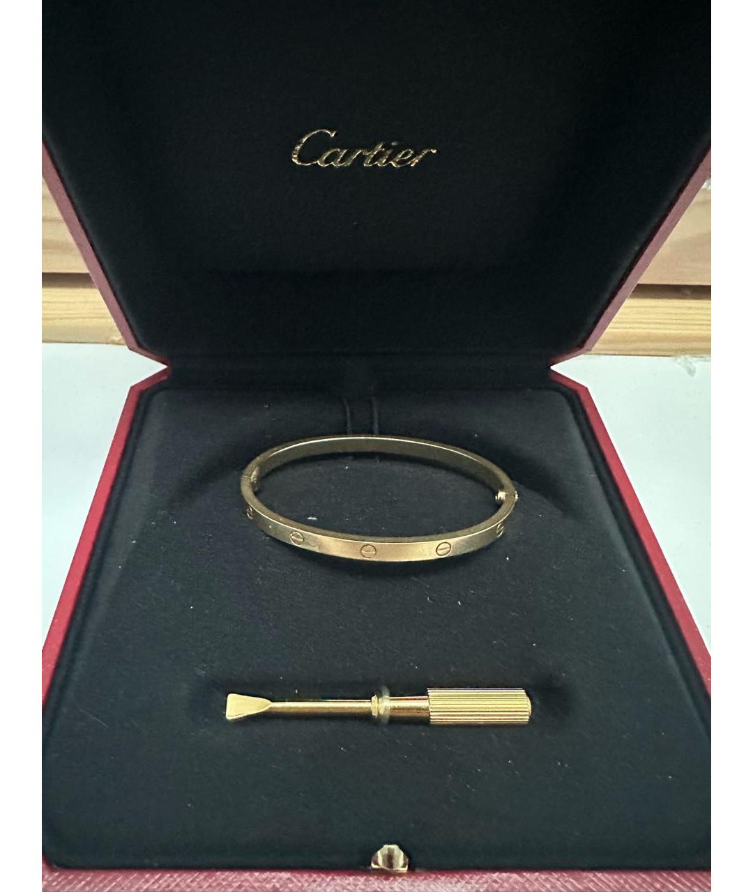 CARTIER Золотой браслет из желтого золота, фото 2