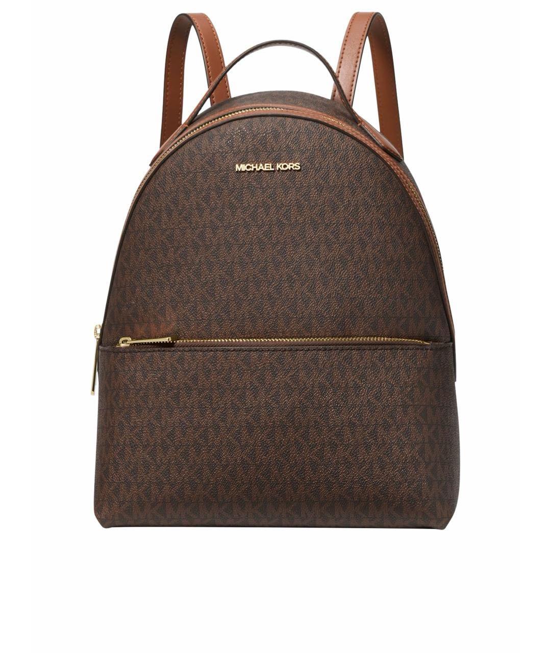 MICHAEL KORS Коричневый кожаный рюкзак, фото 6