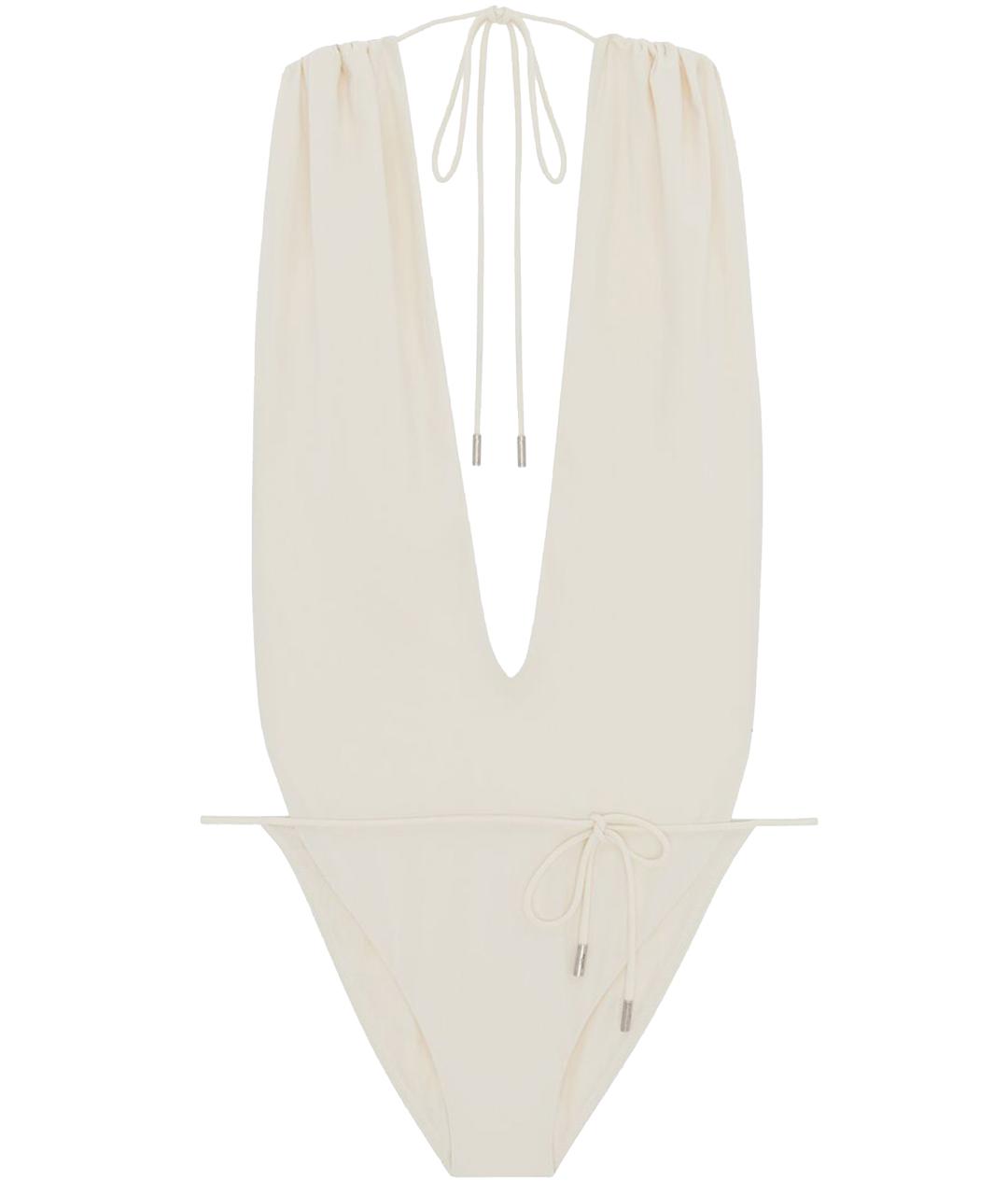 SAINT LAURENT Белый полиамидовый купальник, фото 1