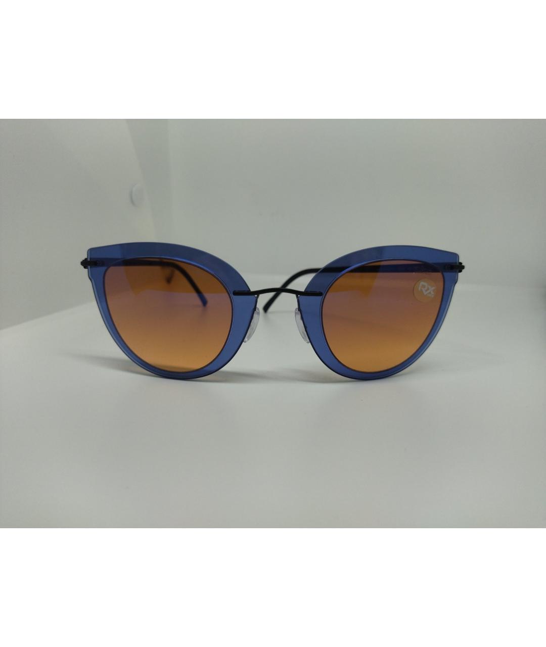 SILHOUETTE Синие металлические солнцезащитные очки, фото 6
