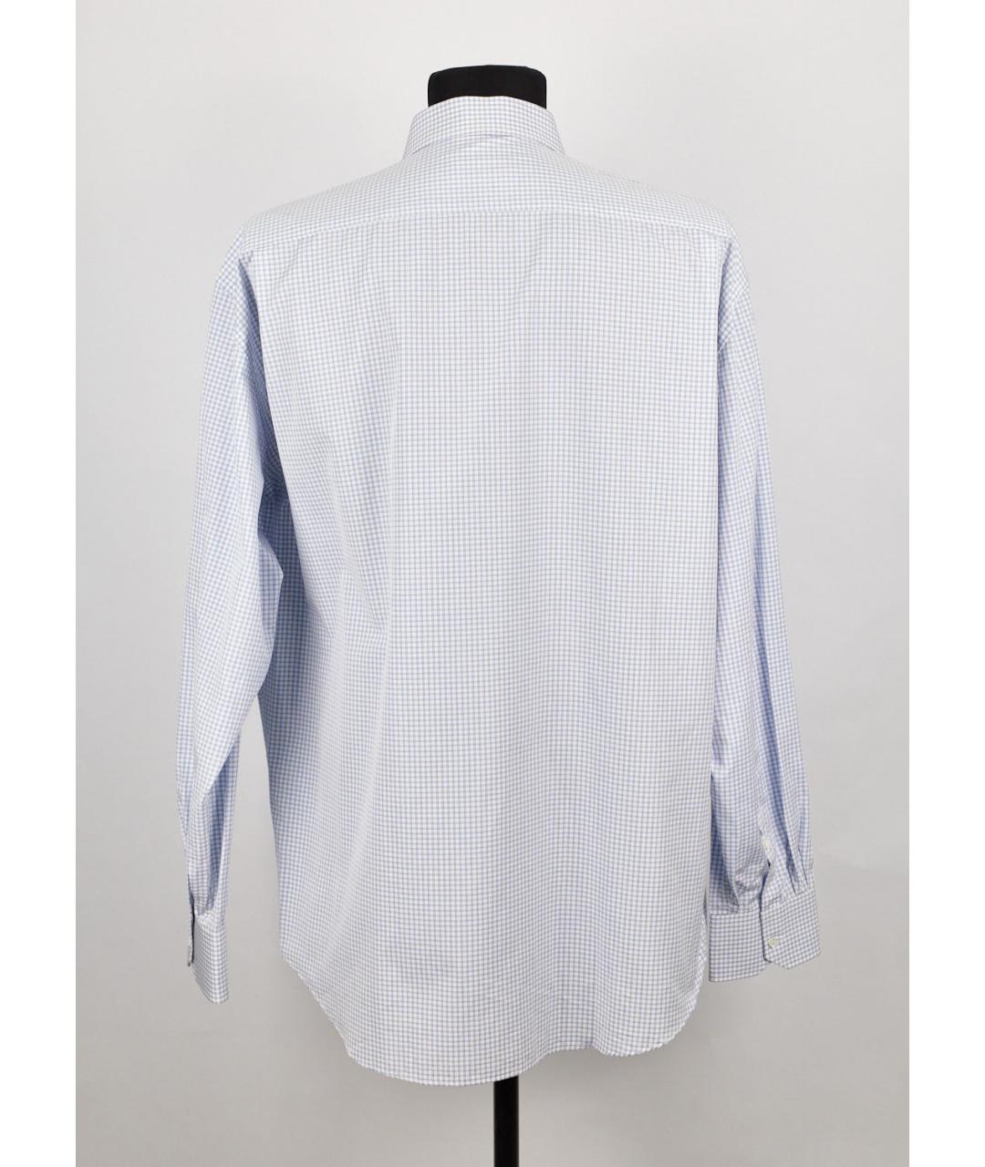 CANALI Голубая хлопковая классическая рубашка, фото 2