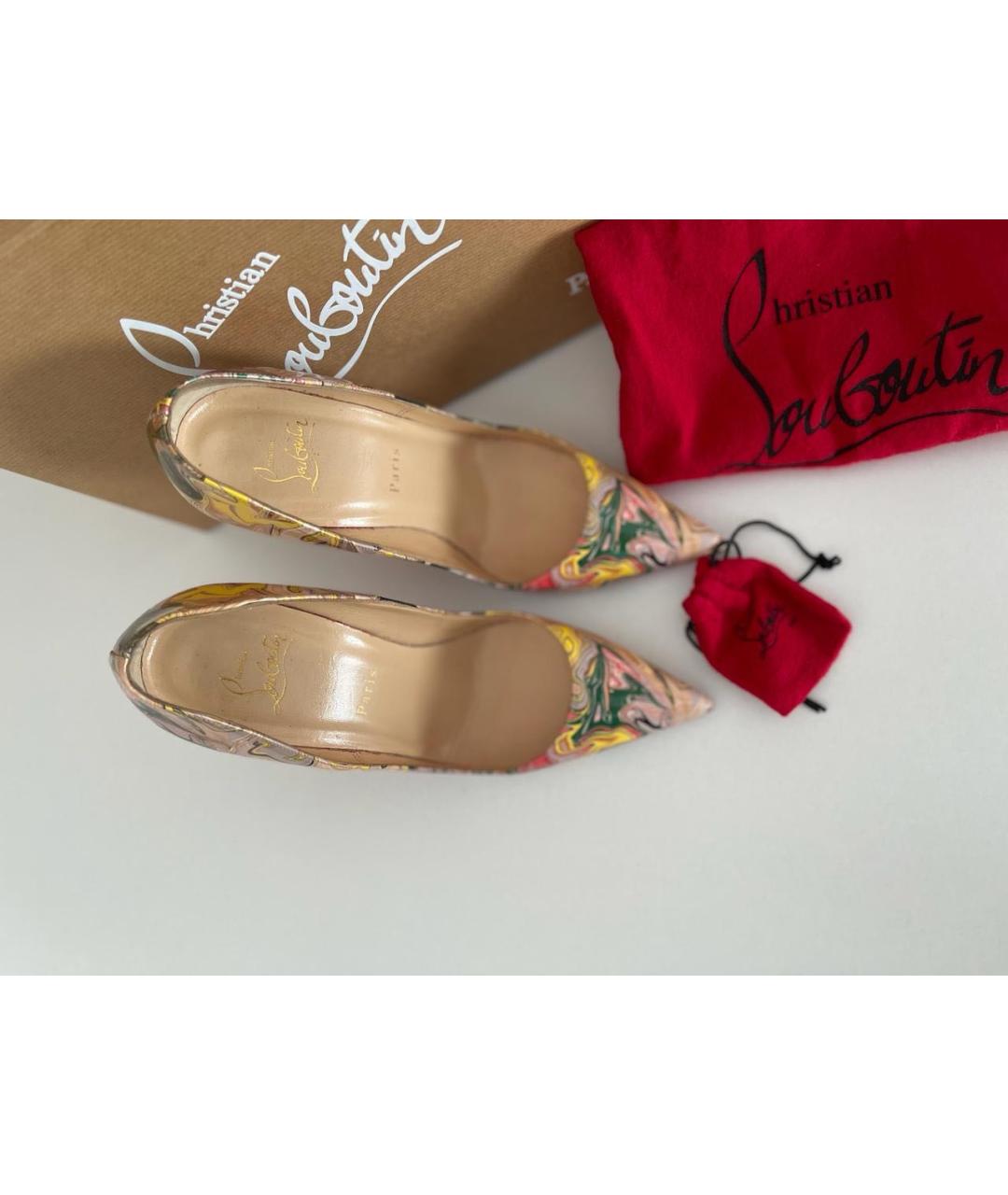 CHRISTIAN LOUBOUTIN Мульти кожаные туфли, фото 3