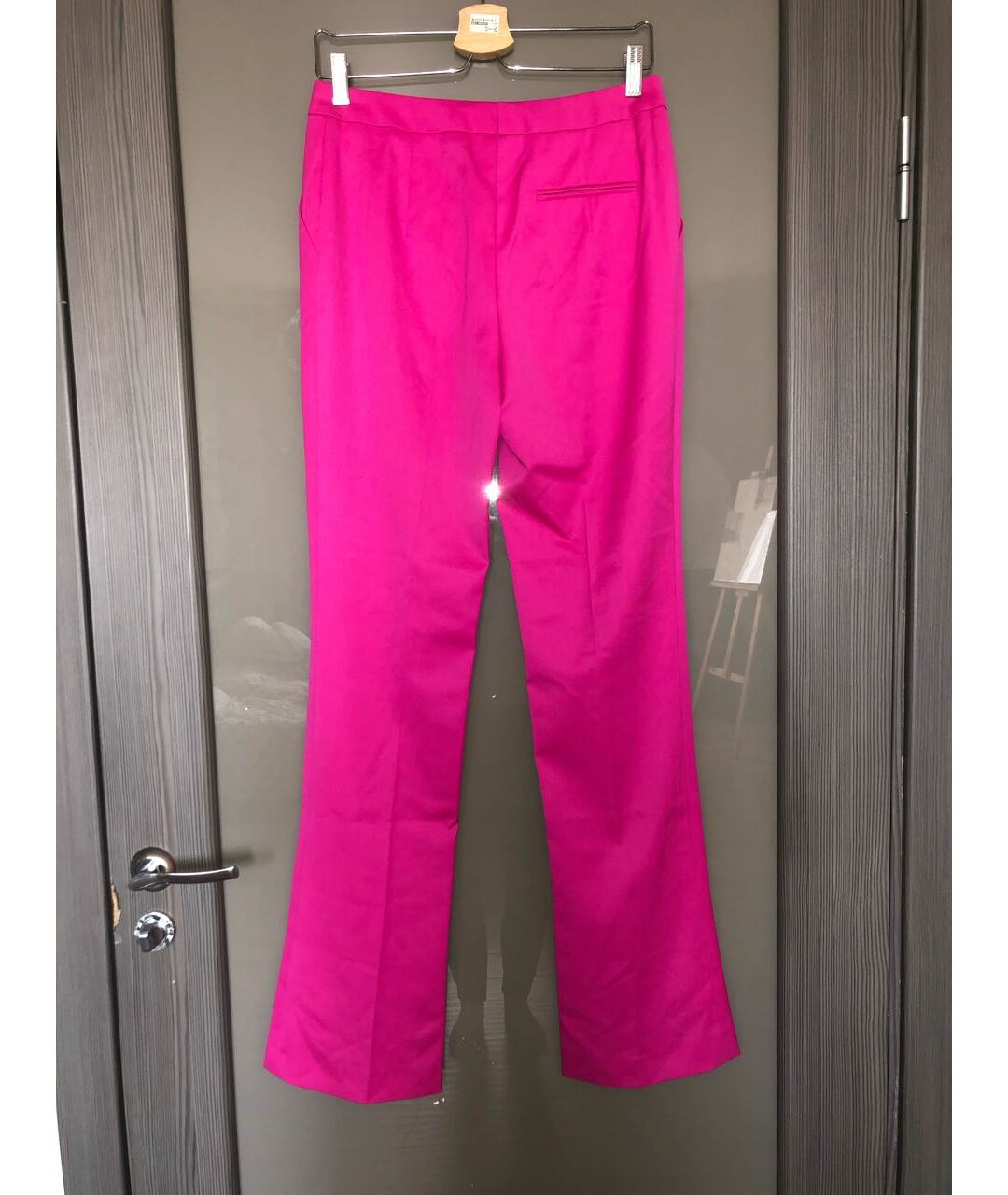 ESCADA Розовые хлопковые брюки широкие, фото 2