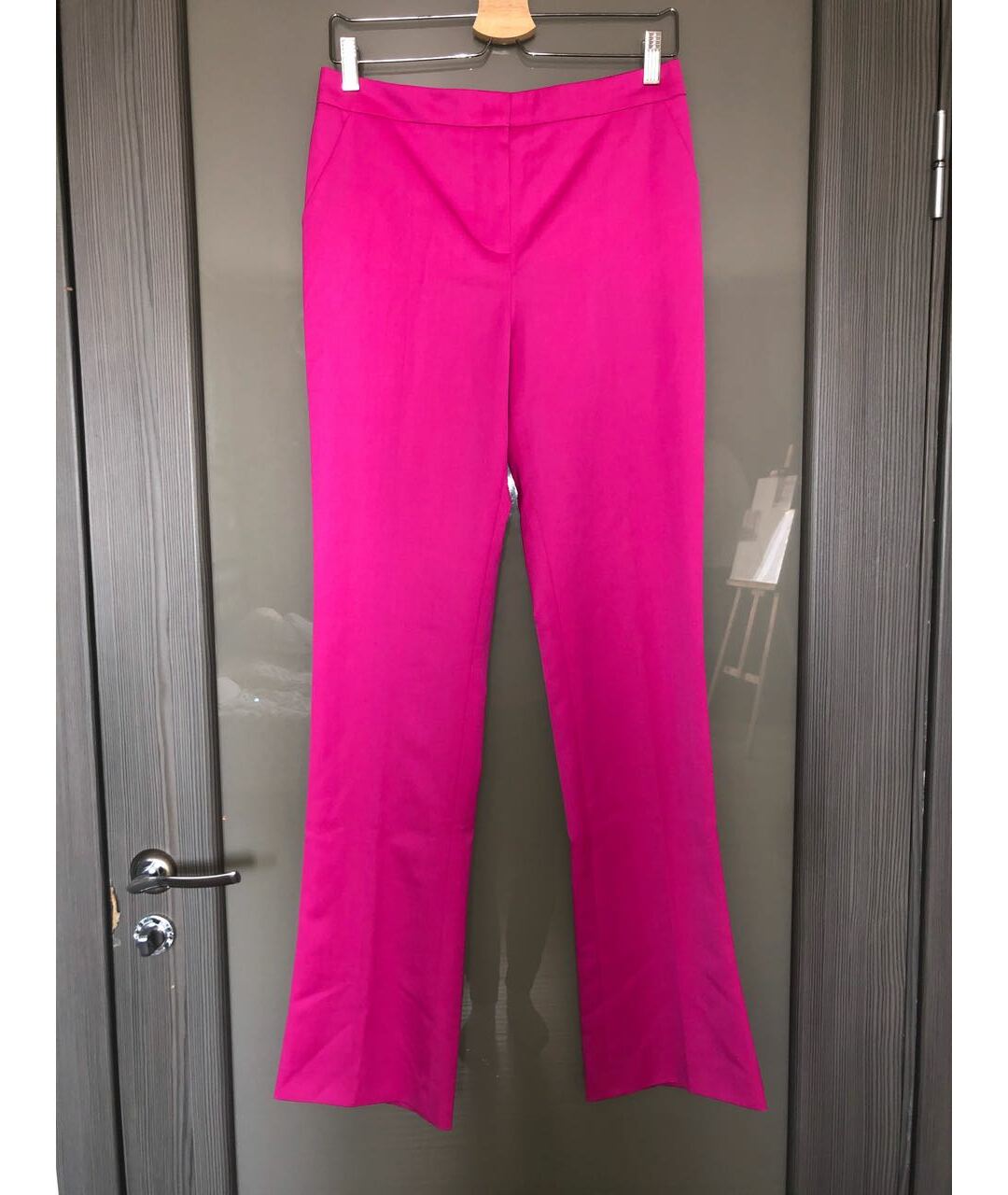 ESCADA Розовые хлопковые брюки широкие, фото 9