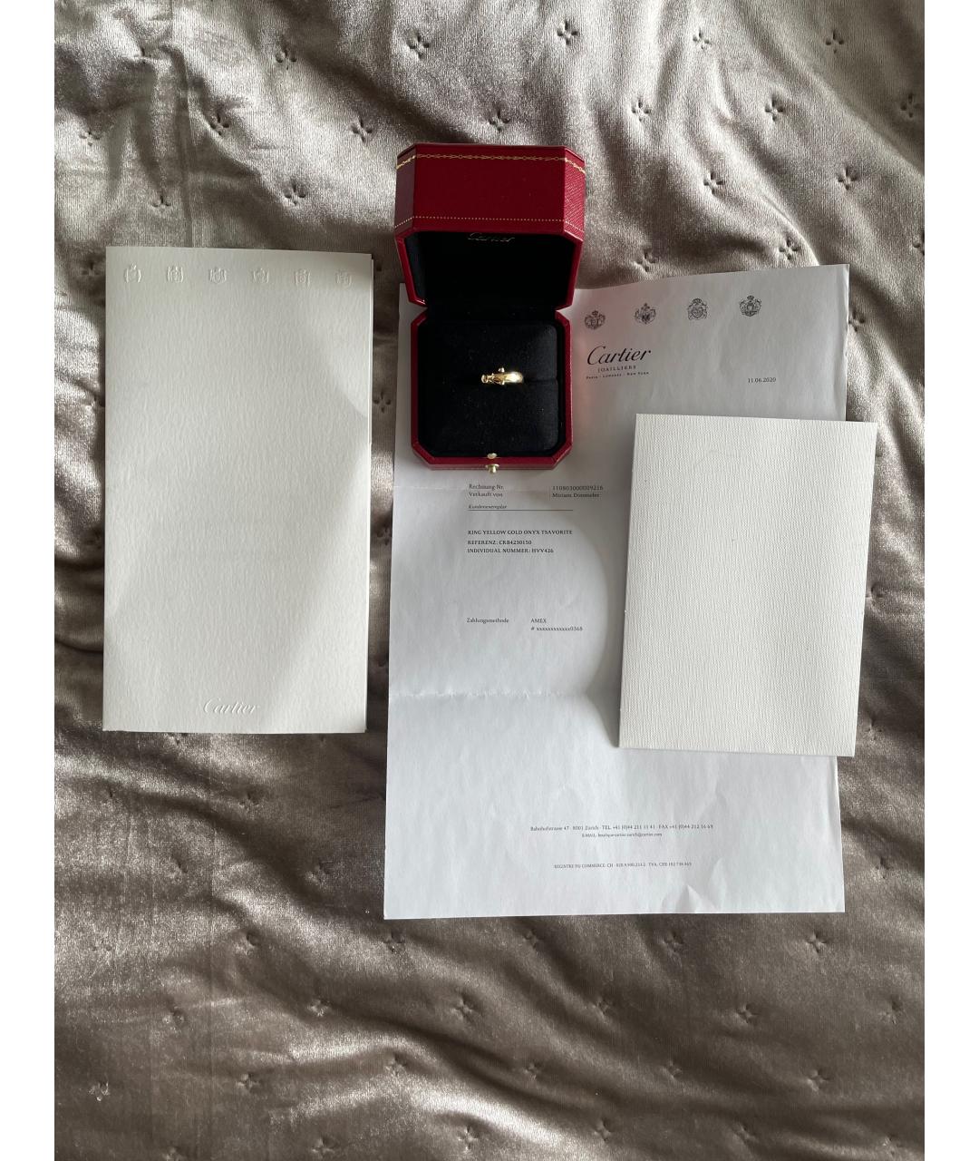 CARTIER Желтое кольцо из желтого золота, фото 7