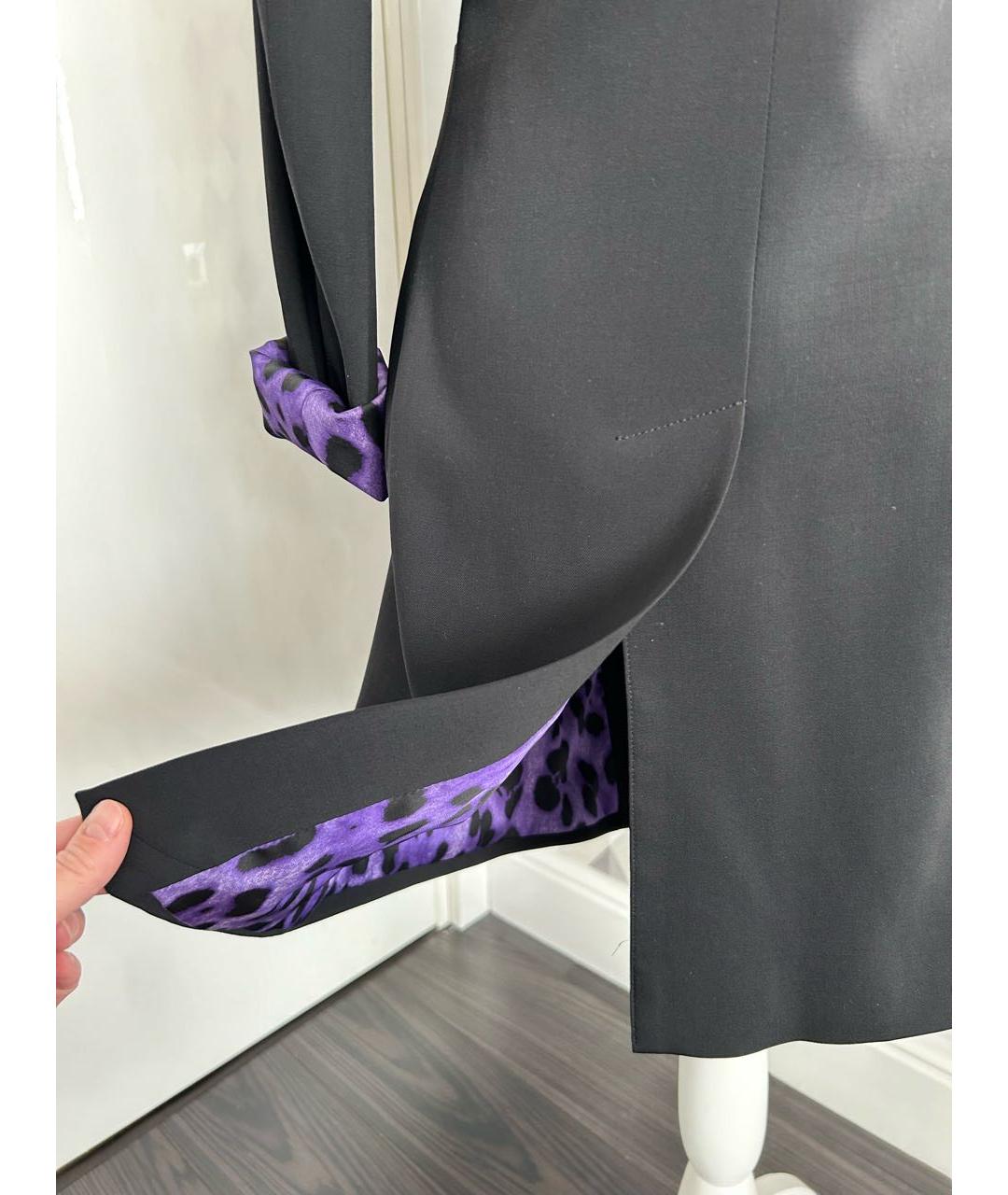 DOLCE&GABBANA Черный шерстяной жакет/пиджак, фото 4