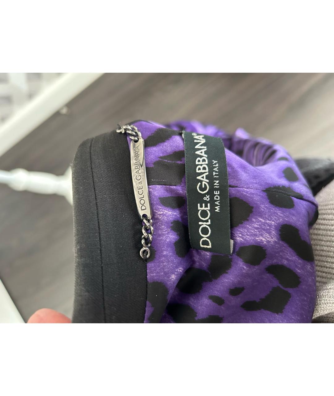 DOLCE&GABBANA Черный шерстяной жакет/пиджак, фото 5