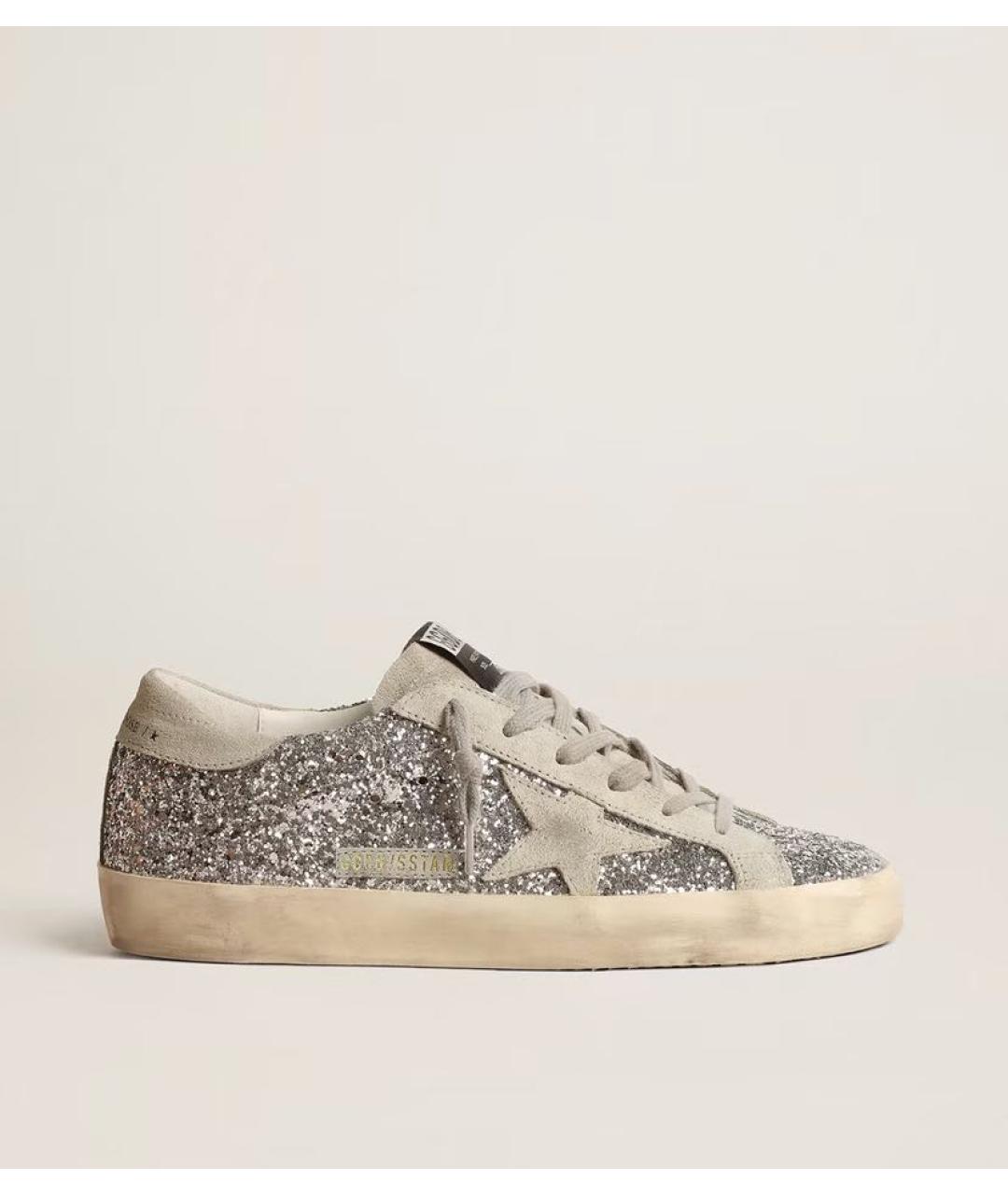 GOLDEN GOOSE DELUXE BRAND Серебряные кеды, фото 1