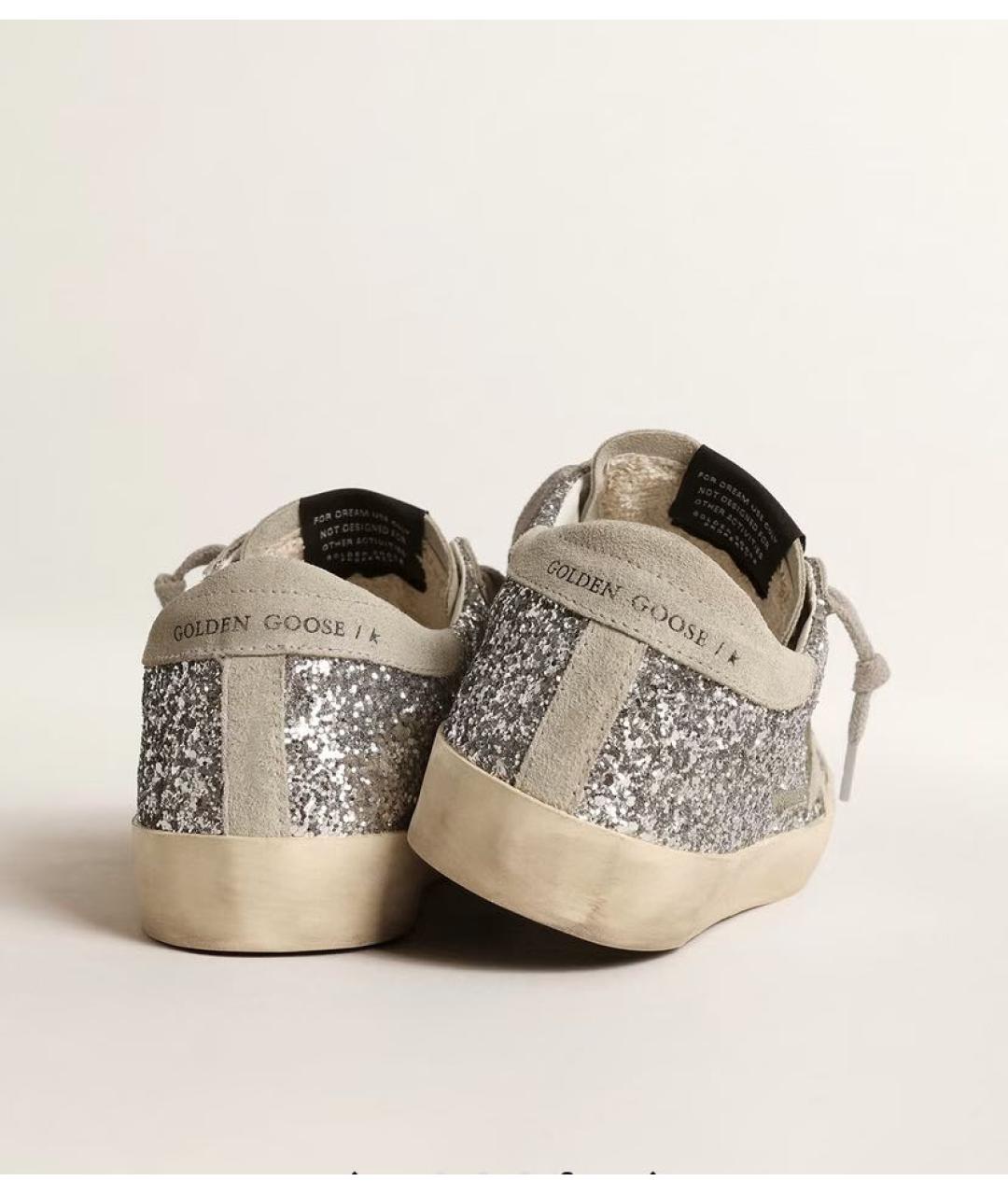 GOLDEN GOOSE DELUXE BRAND Серебряные кеды, фото 4