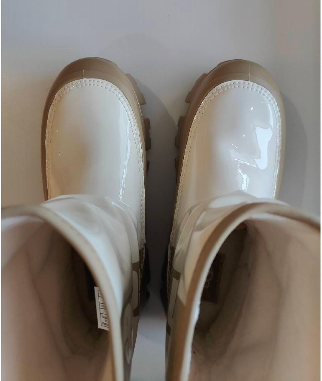 UGG AUSTRALIA Бежевые синтетические ботинки, фото 3