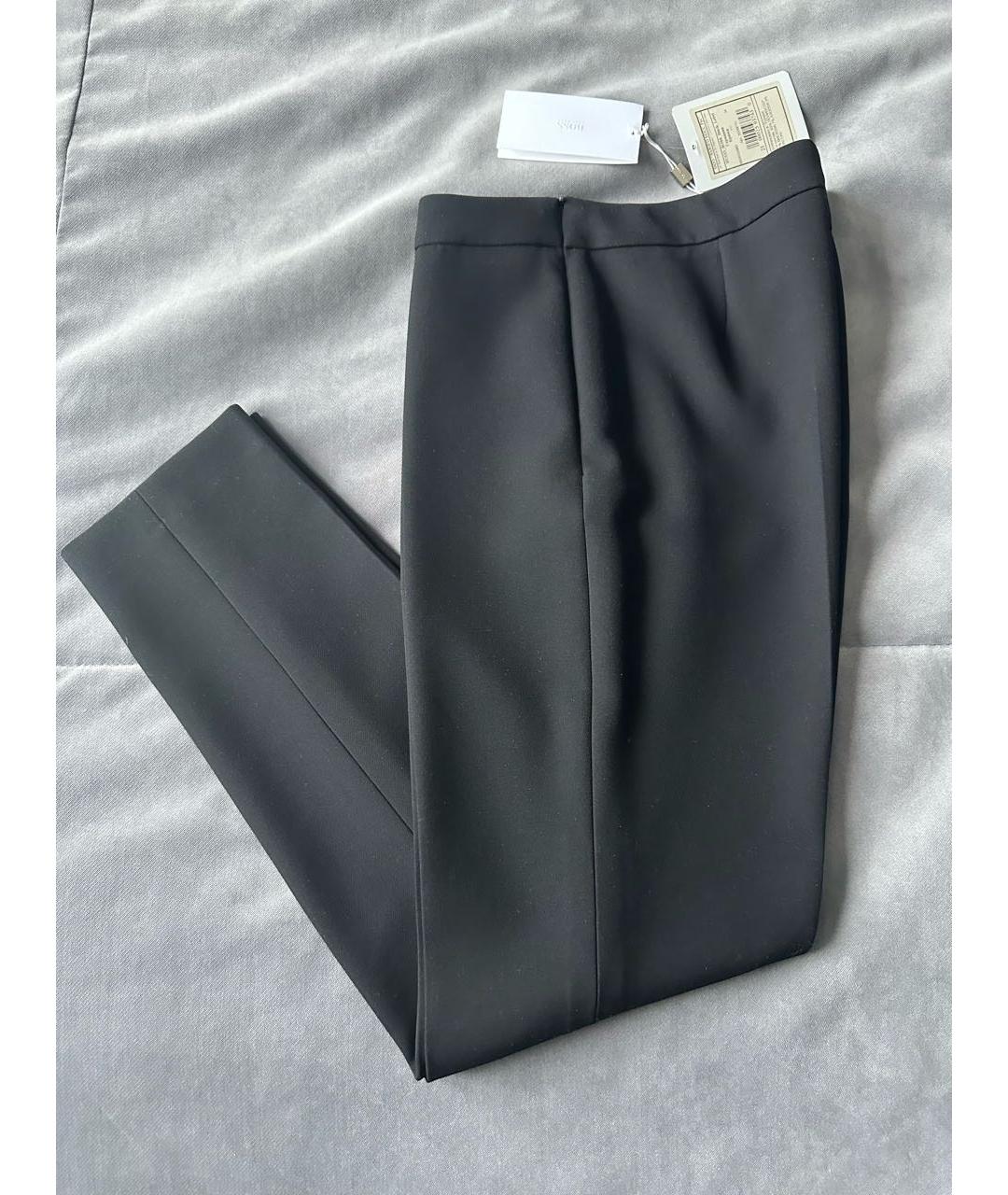 HUGO BOSS Черные прямые брюки, фото 2