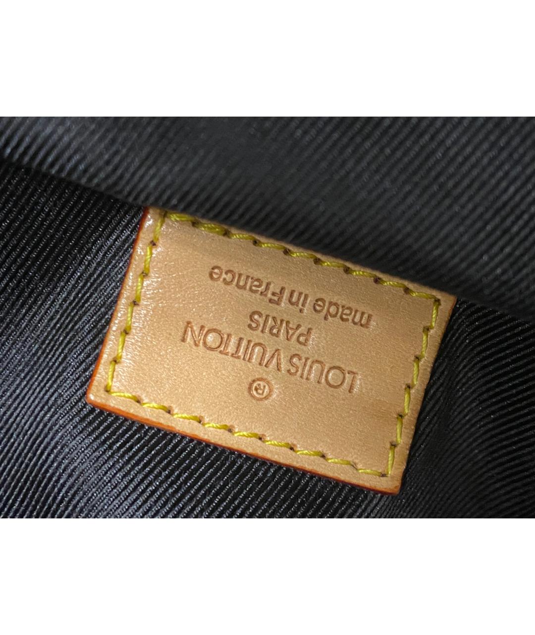 LOUIS VUITTON PRE-OWNED Бежевая кожаная поясная сумка, фото 4