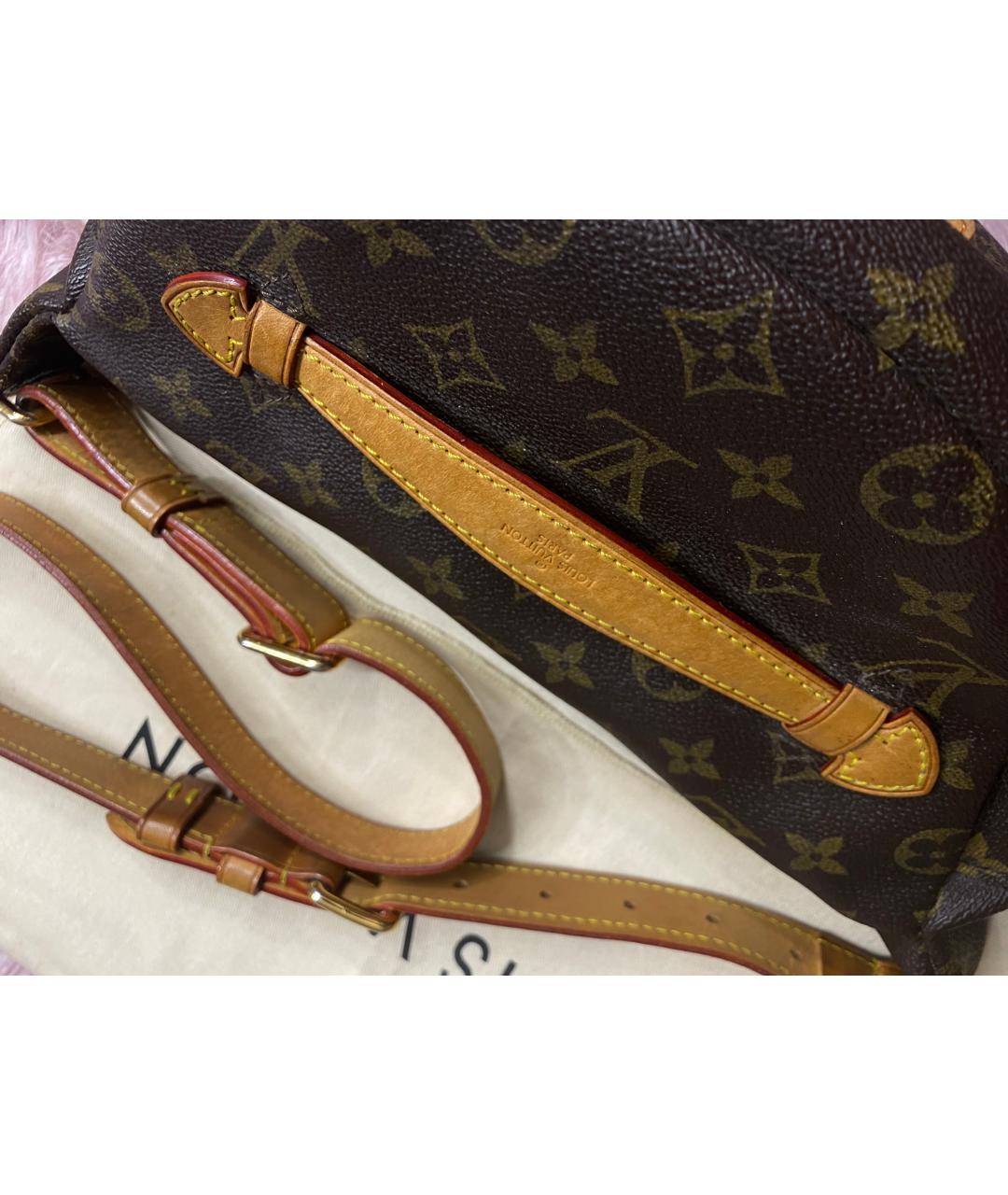 LOUIS VUITTON PRE-OWNED Бежевая кожаная поясная сумка, фото 2