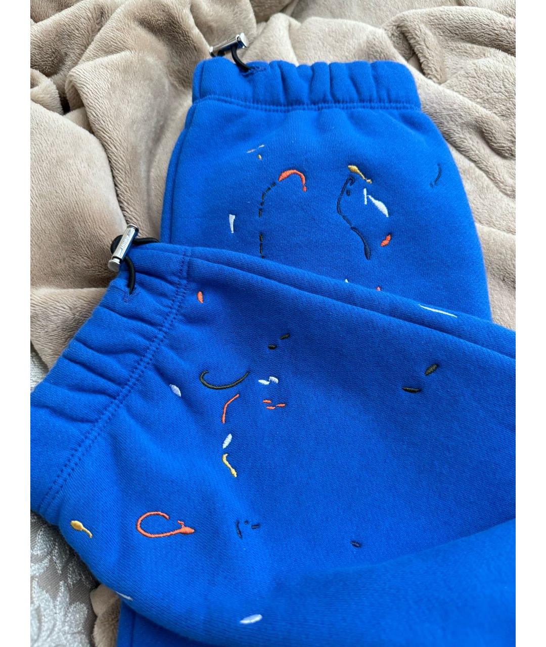 AMIRI Синие повседневные брюки, фото 8