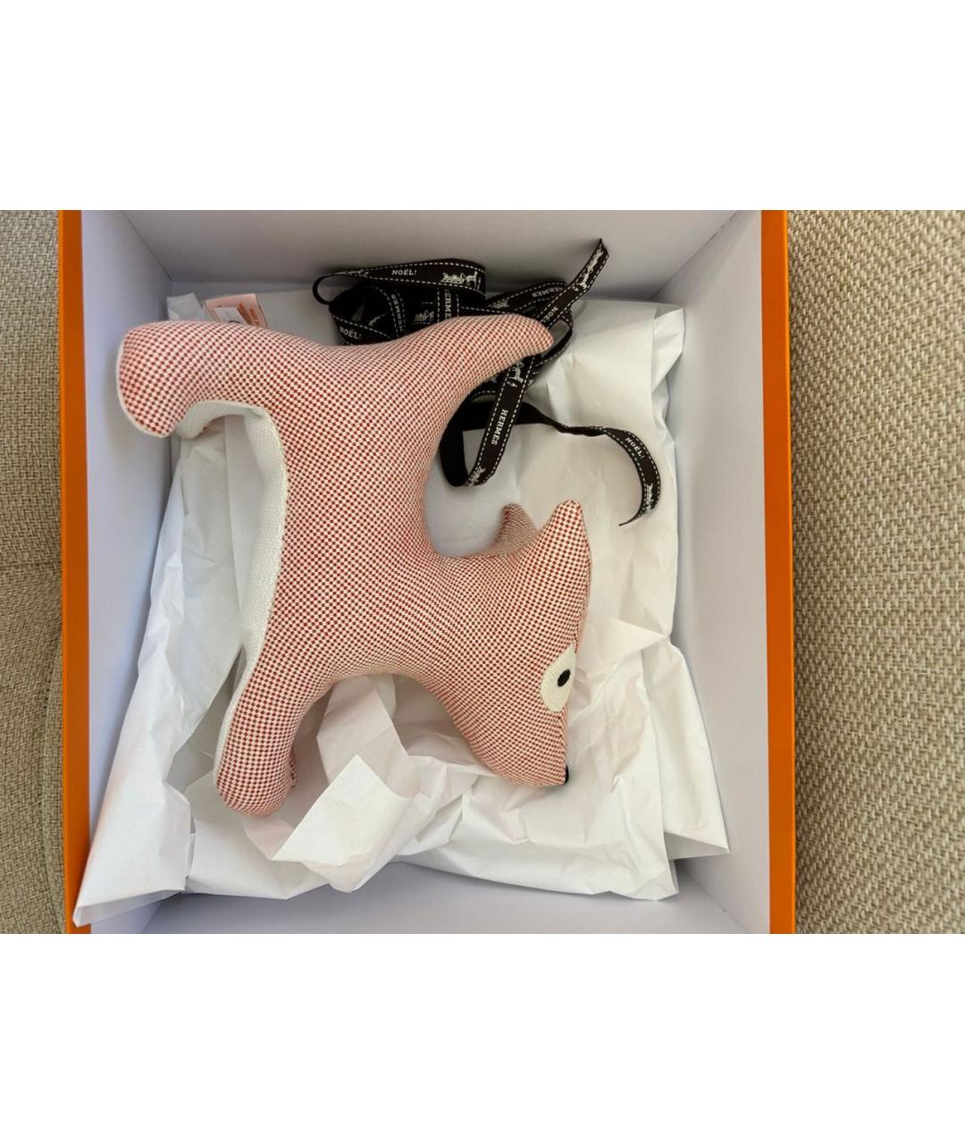 HERMES PRE-OWNED Розовая тканевая игрушка, фото 3