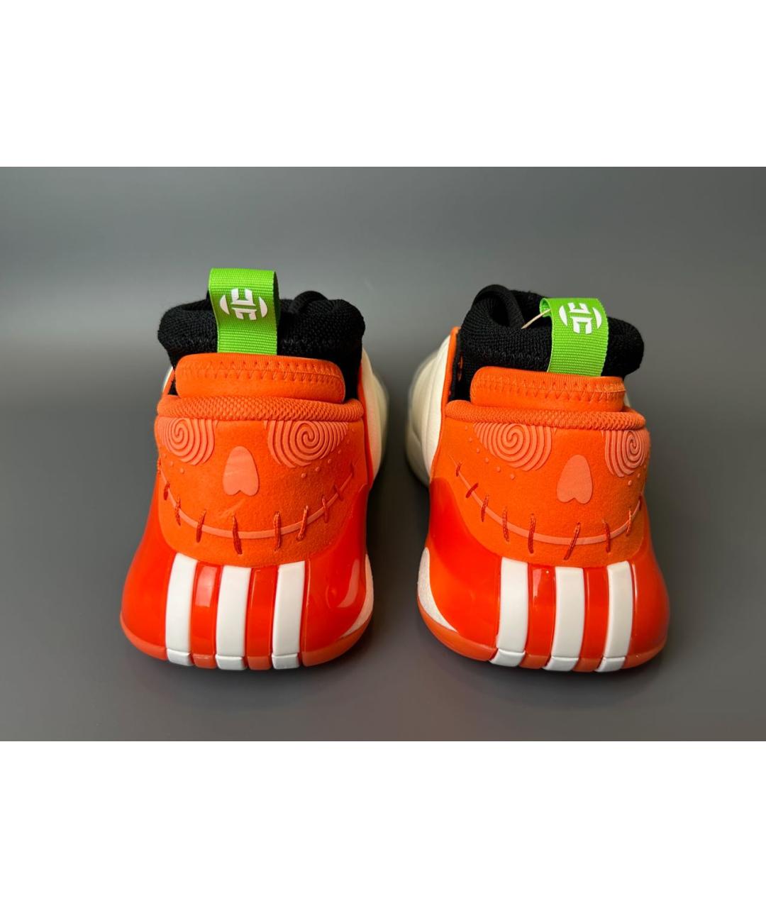 ADIDAS Оранжевое кожаные низкие кроссовки / кеды, фото 6